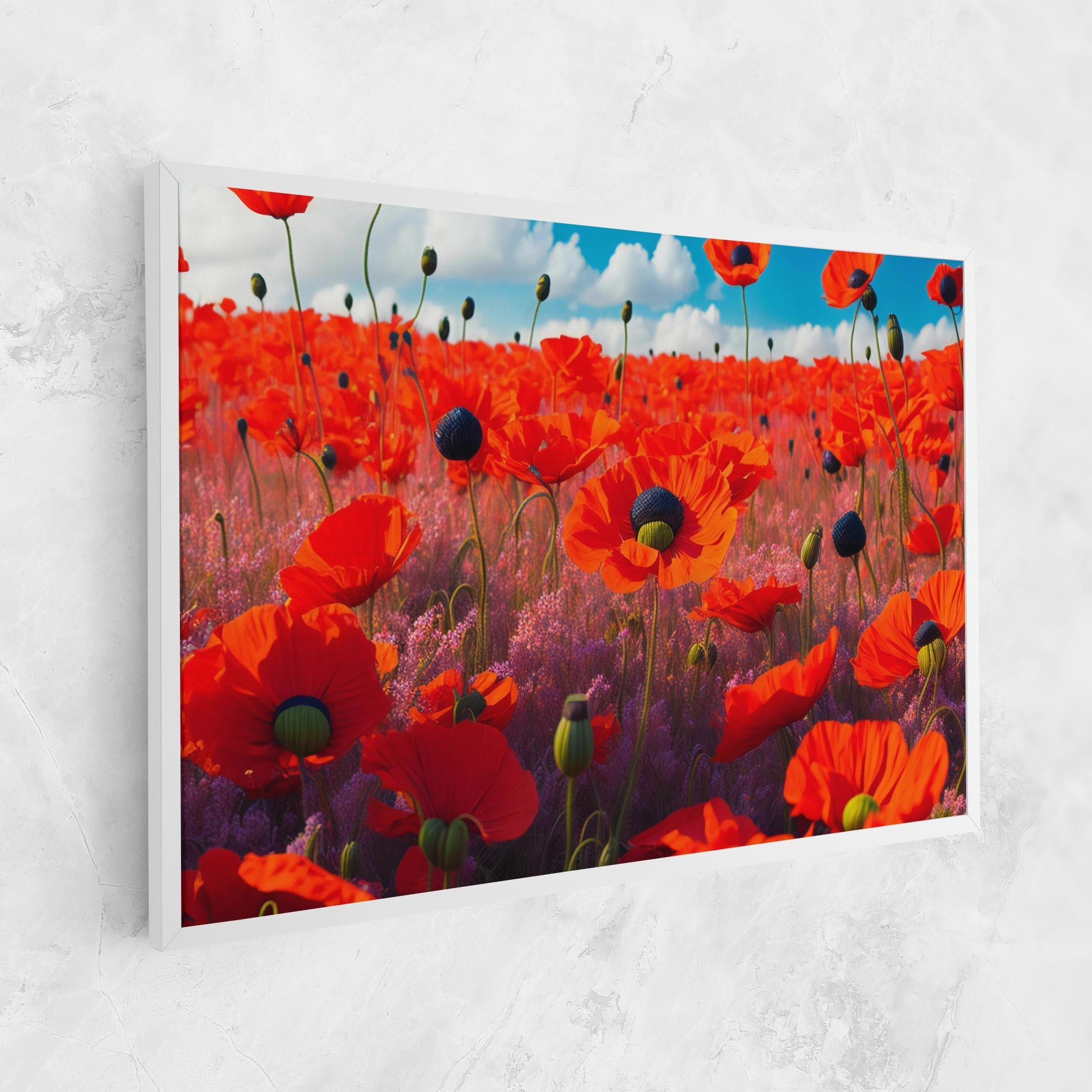 Tablou Canvas Wild Poppies mockup 1