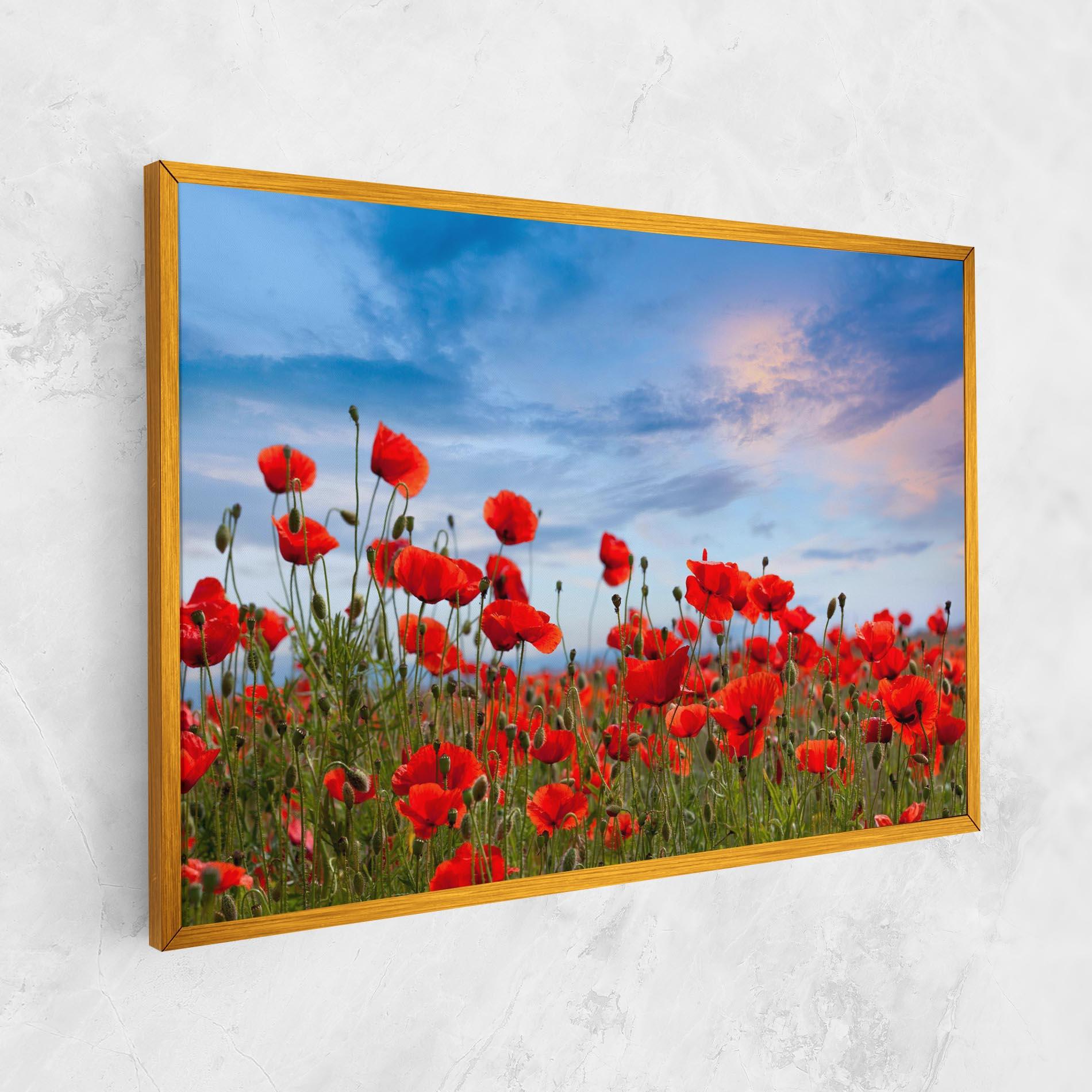 Tablou Canvas Poppy Field mockup 1