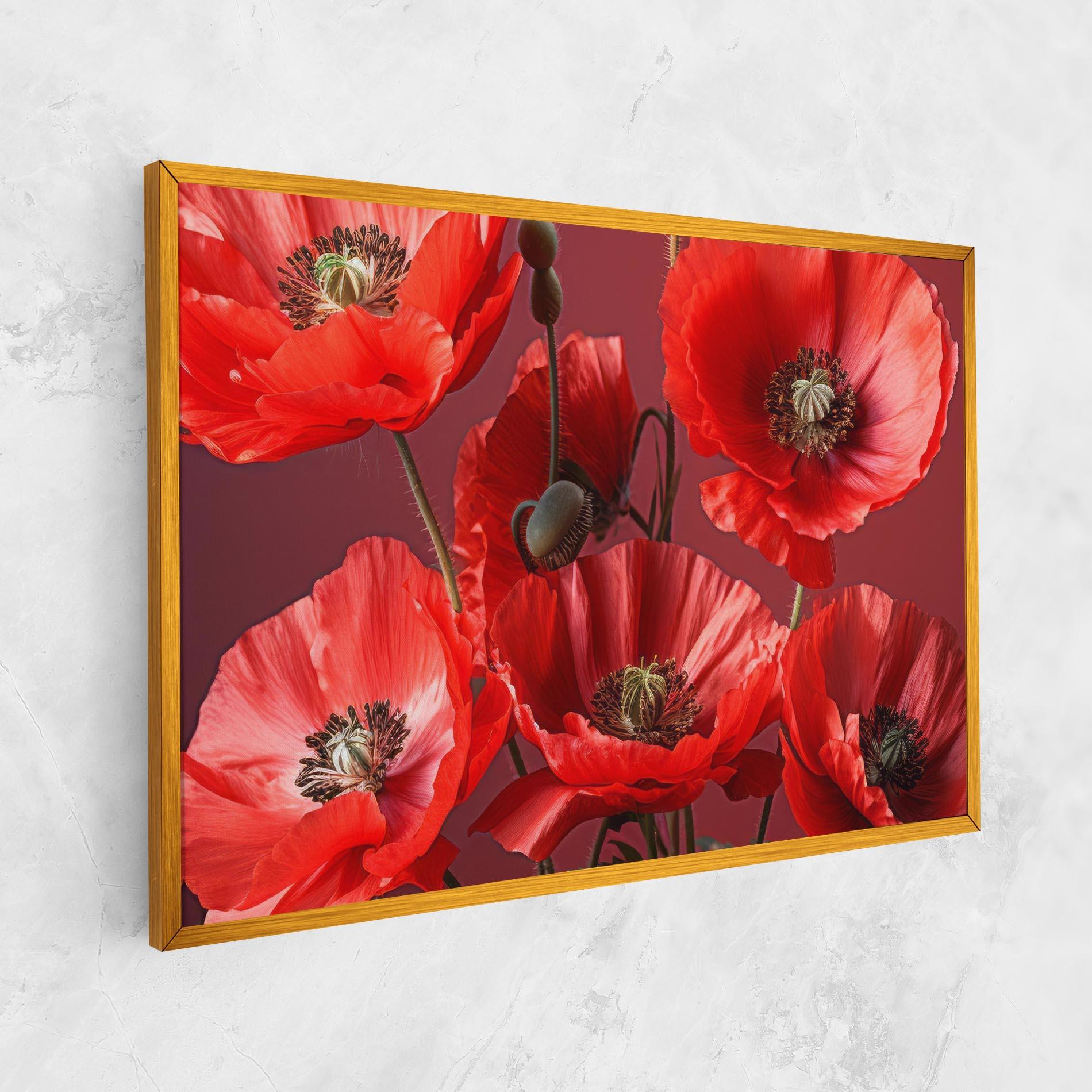 Tablou Canvas Red Poppies mockup 1