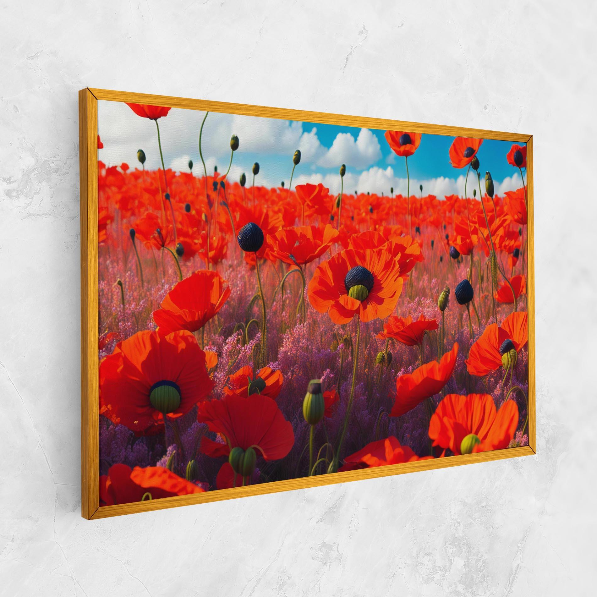 Tablou Canvas Wild Poppies mockup 1
