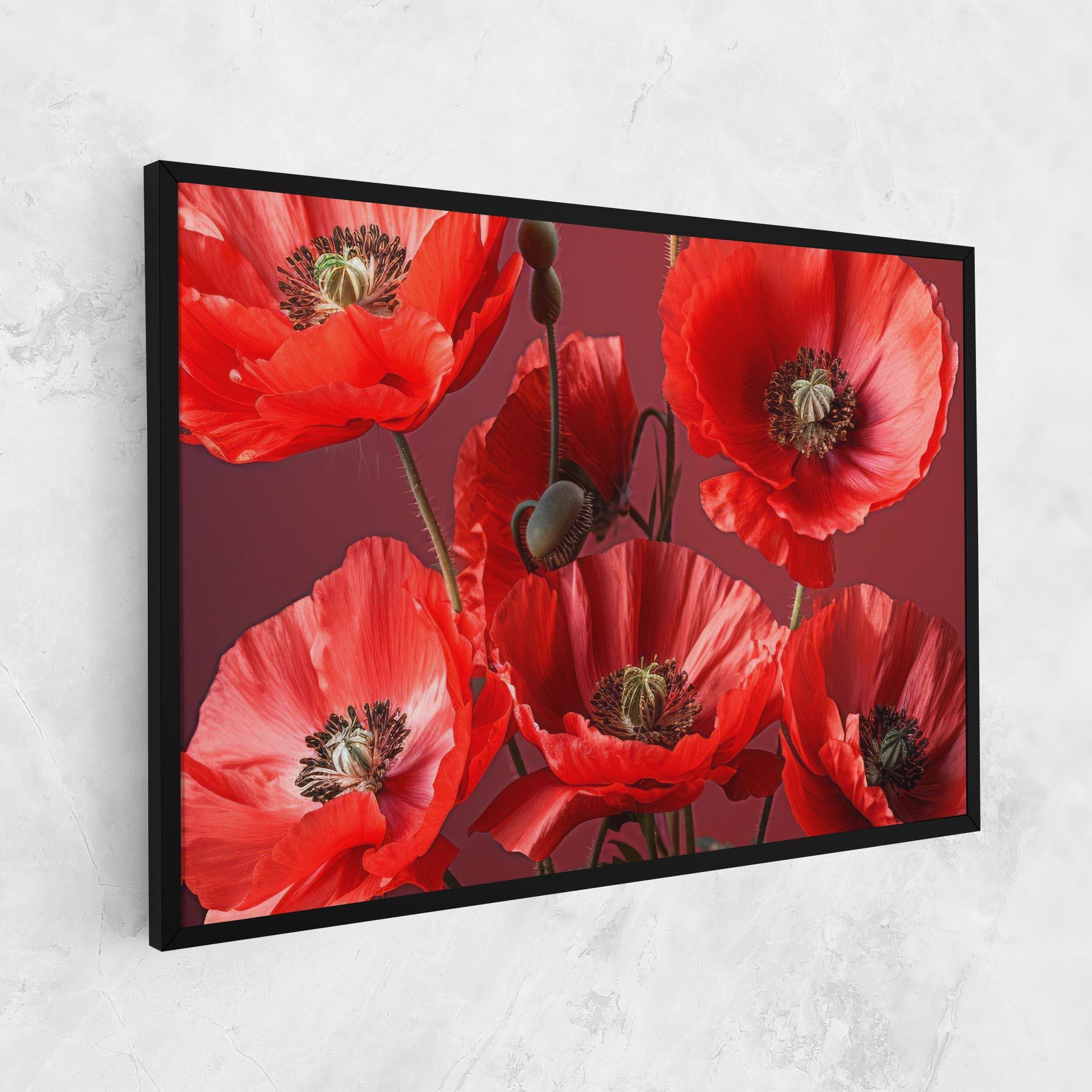 Tablou Canvas Red Poppies mockup 1