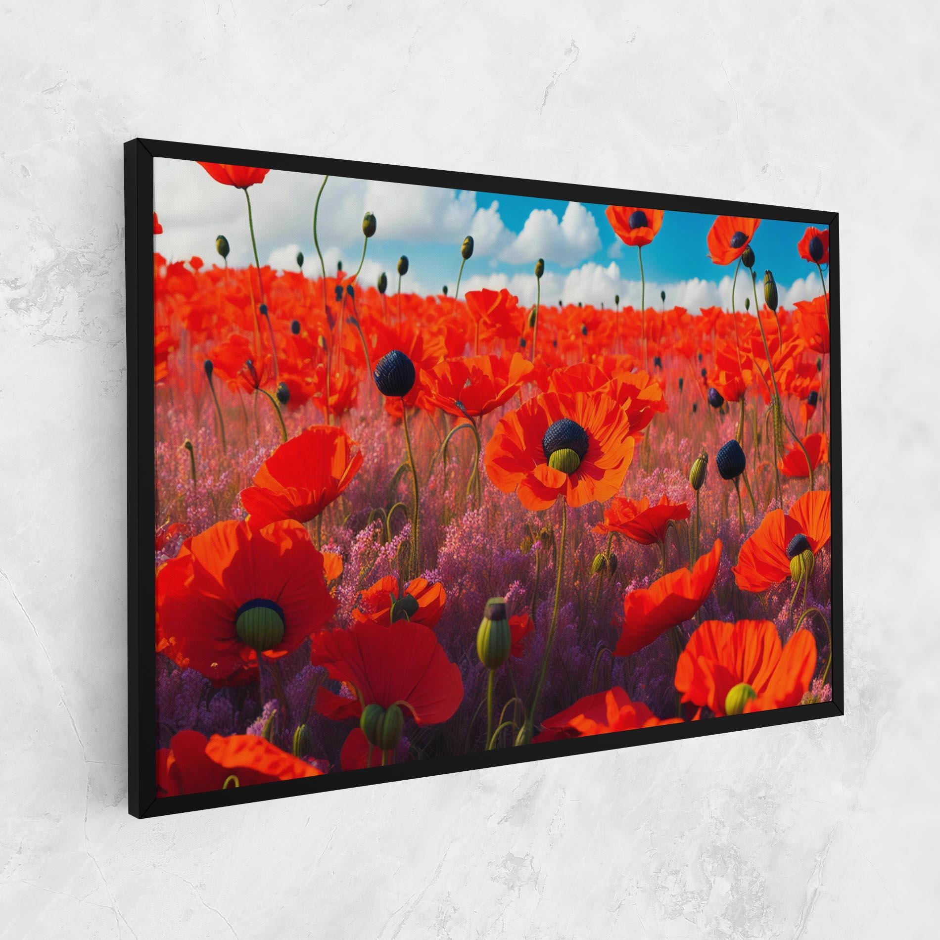 Tablou Canvas Wild Poppies mockup 1