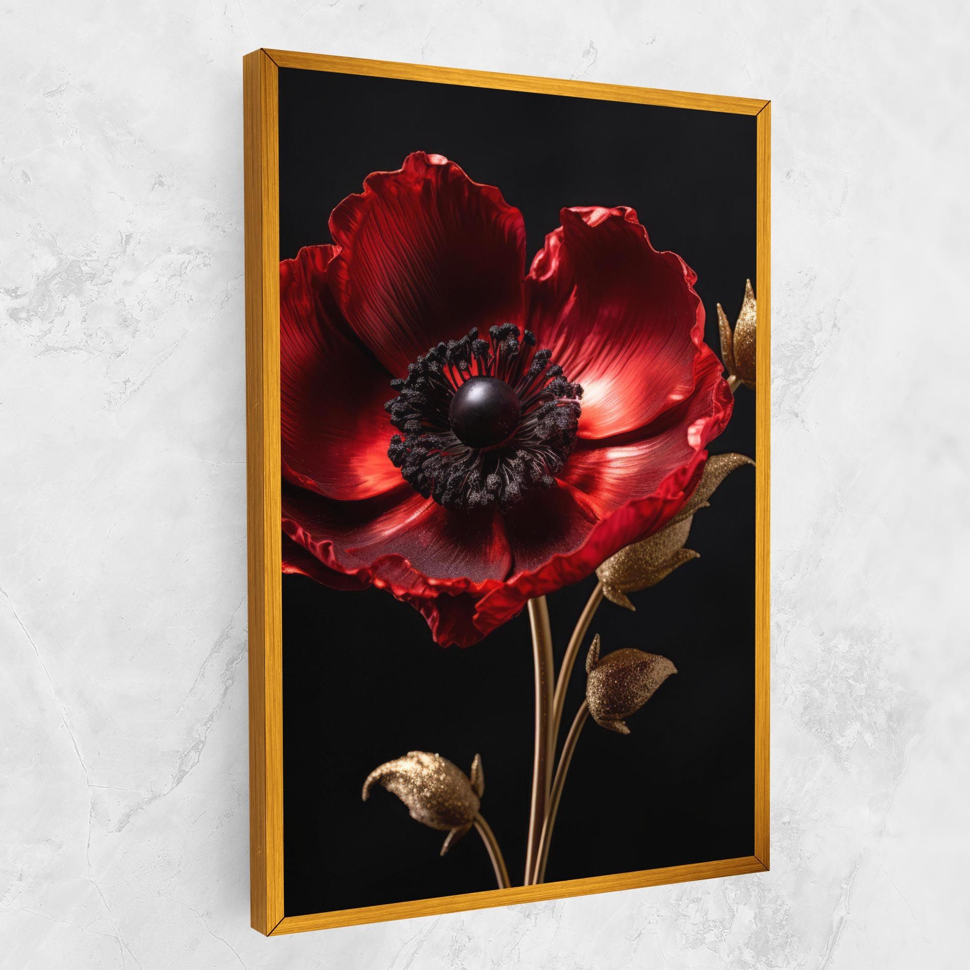 Dark Red Poppy mockup 1
