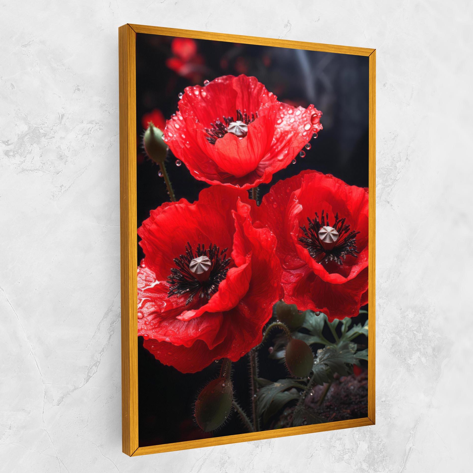 Tablou Canvas Red Poppy mockup 1