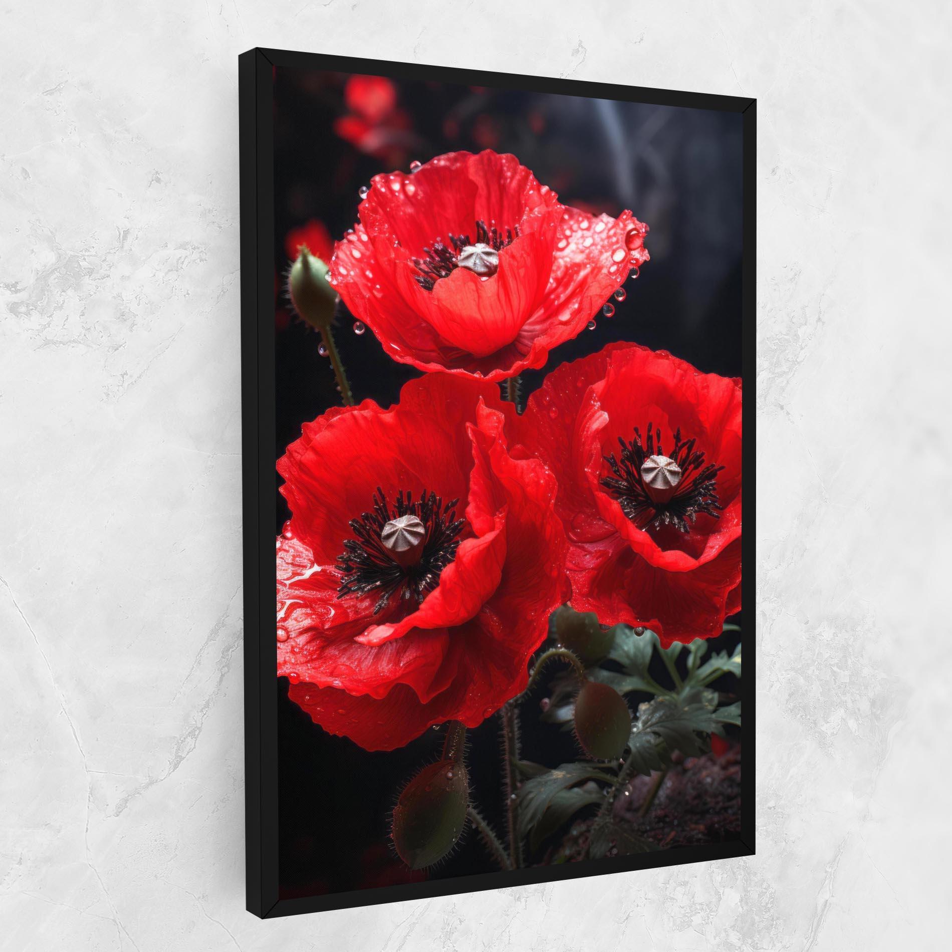 Tablou Canvas Red Poppy mockup 1