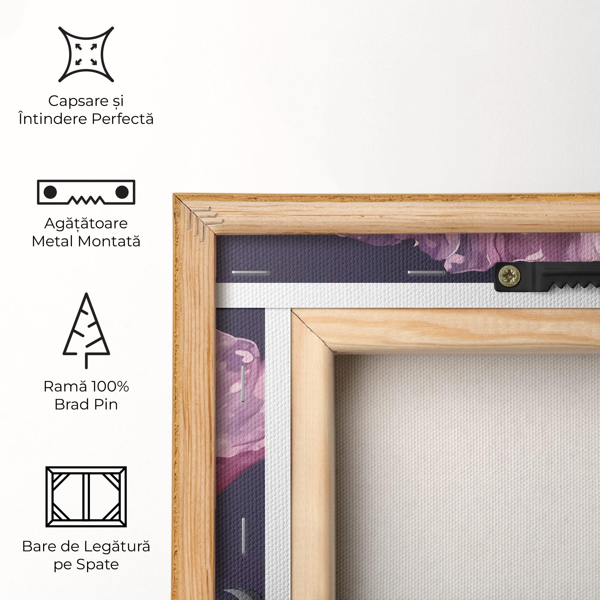 Tablou Canvas Light Purple Poppy mockup 5