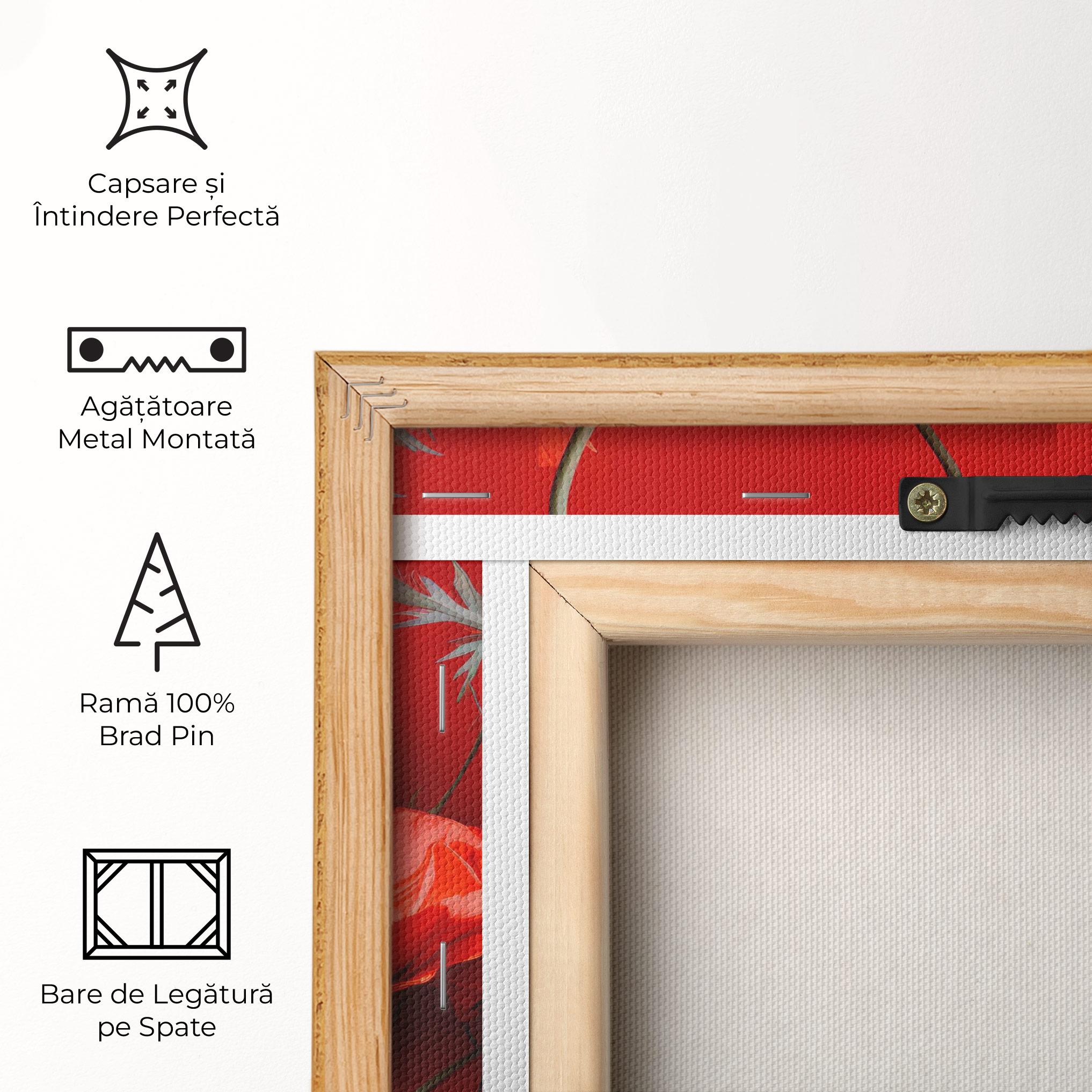 Tablou Canvas Poppies On The Table mockup 5