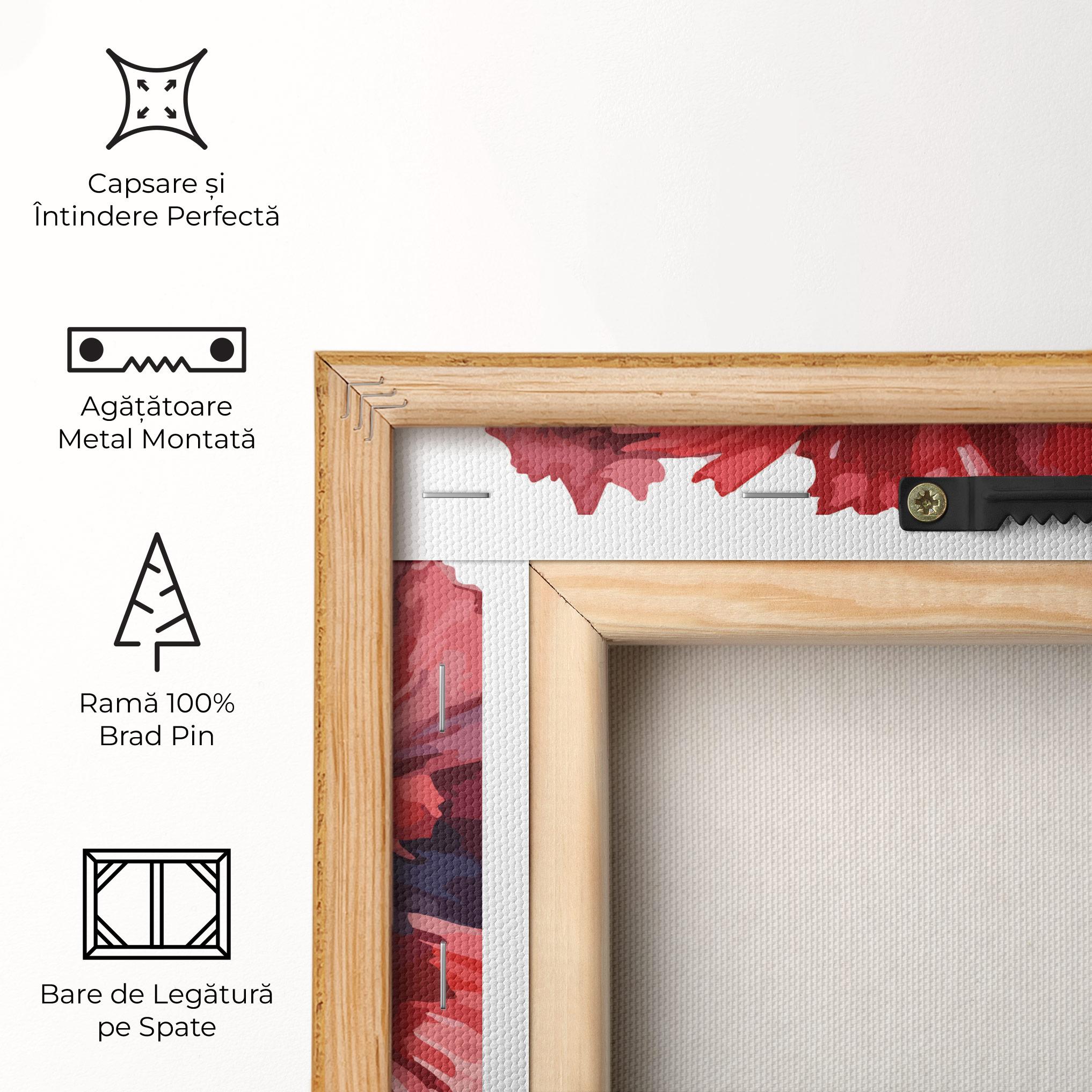 Tablou Canvas Pretty Poppy mockup 5