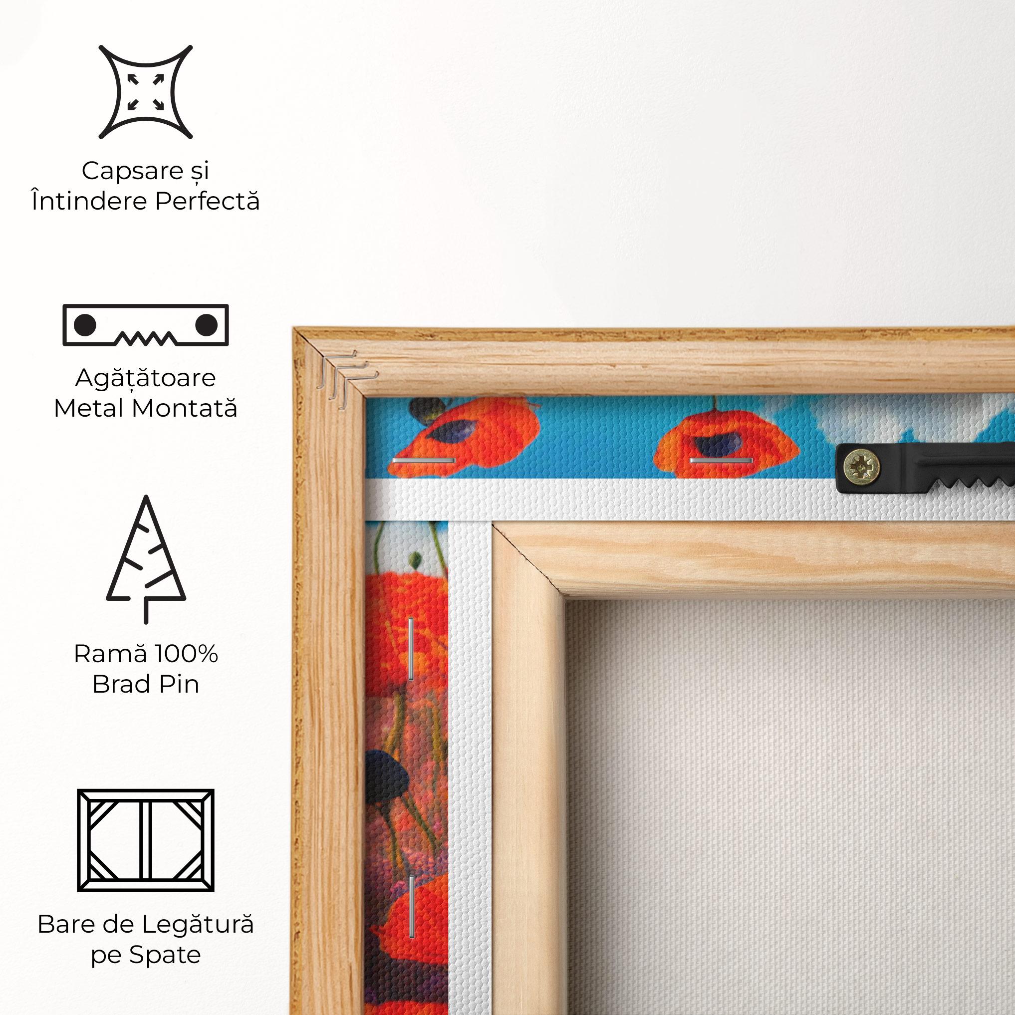 Tablou Canvas Wild Poppies mockup 5