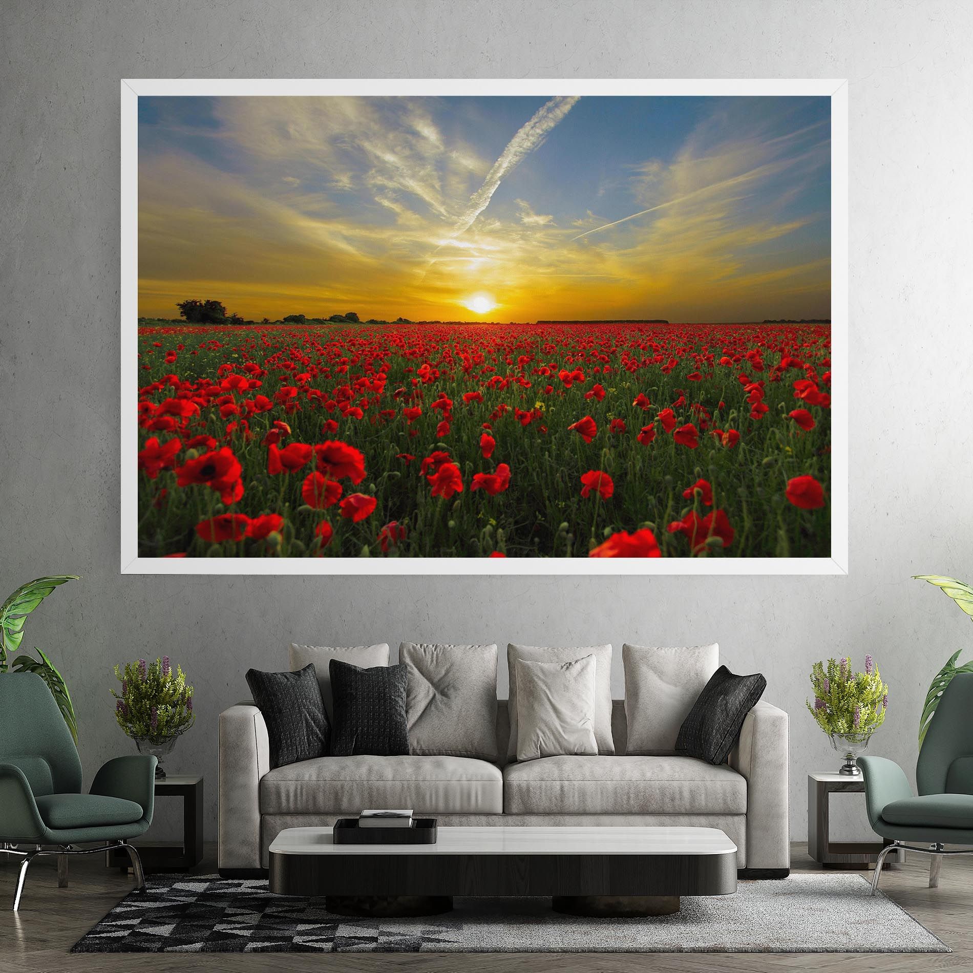 Poppies Sunset mockup 7