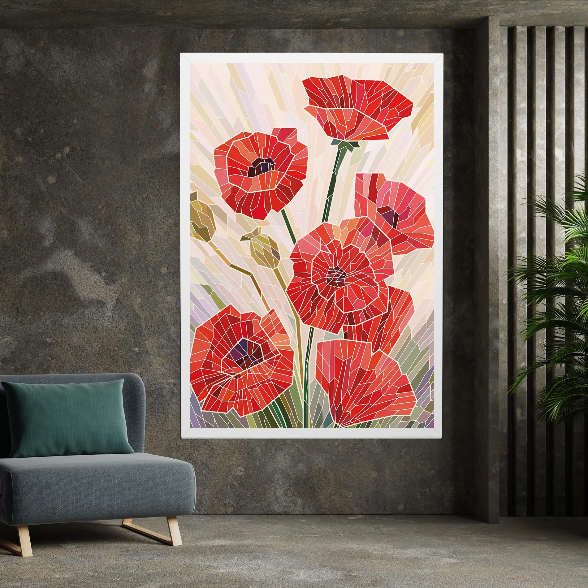 Tablou Canvas Poppy Glass mockup 7