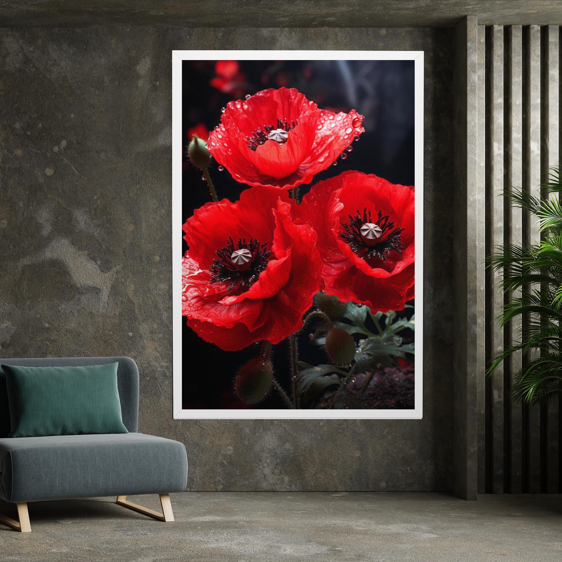 Tablou Canvas Red Poppy mockup 7