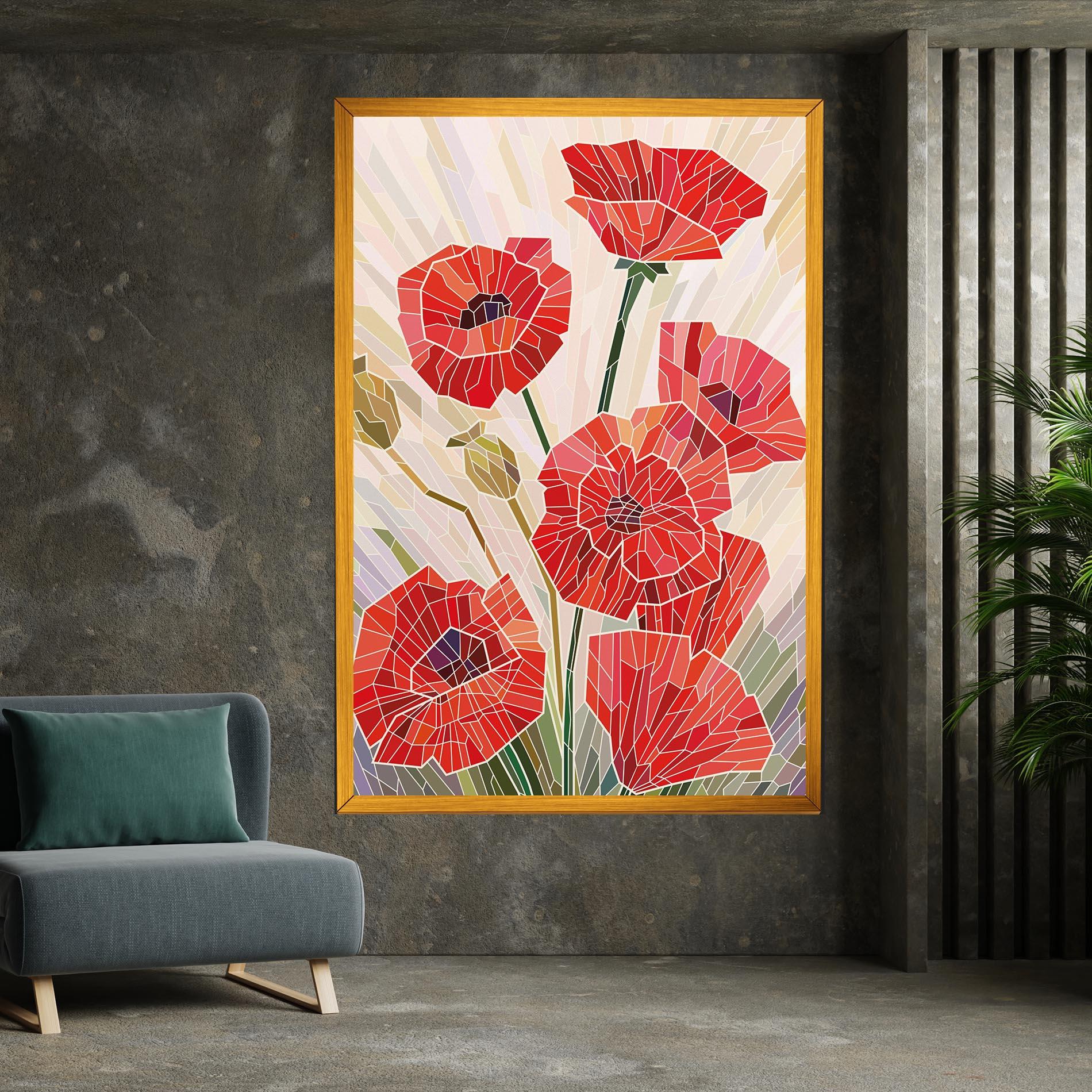 Tablou Canvas Poppy Glass mockup 7