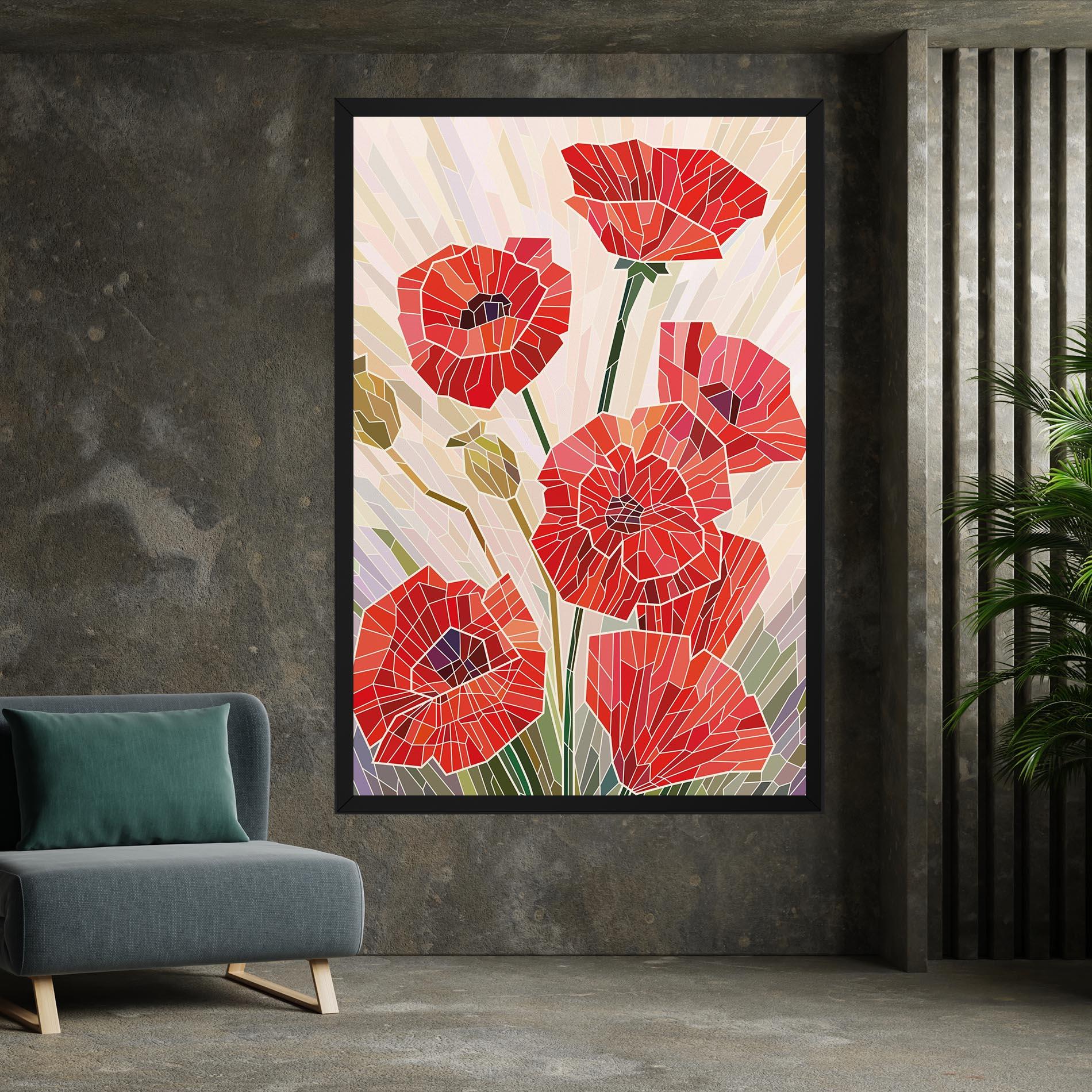 Tablou Canvas Poppy Glass mockup 7