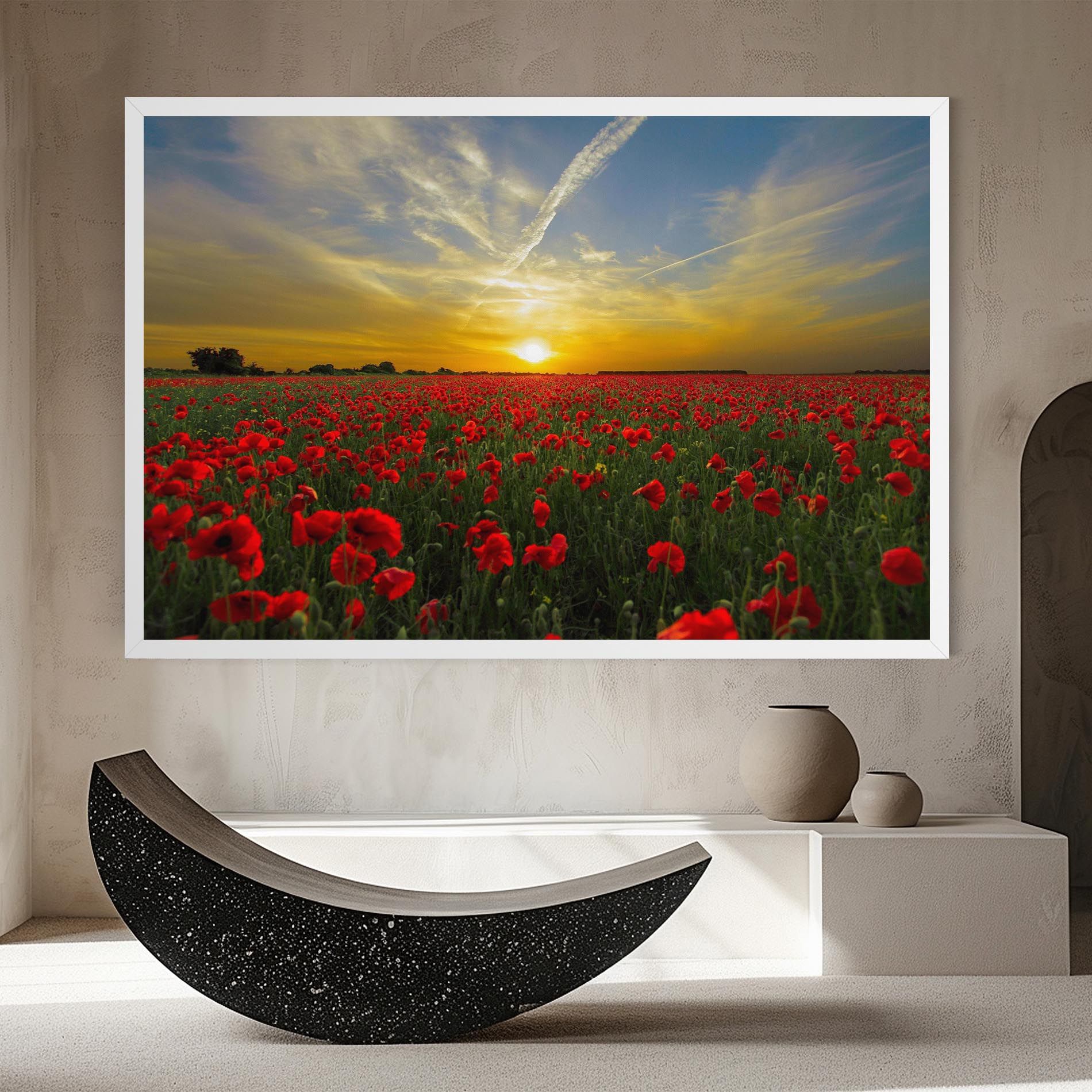 Poppies Sunset mockup 8