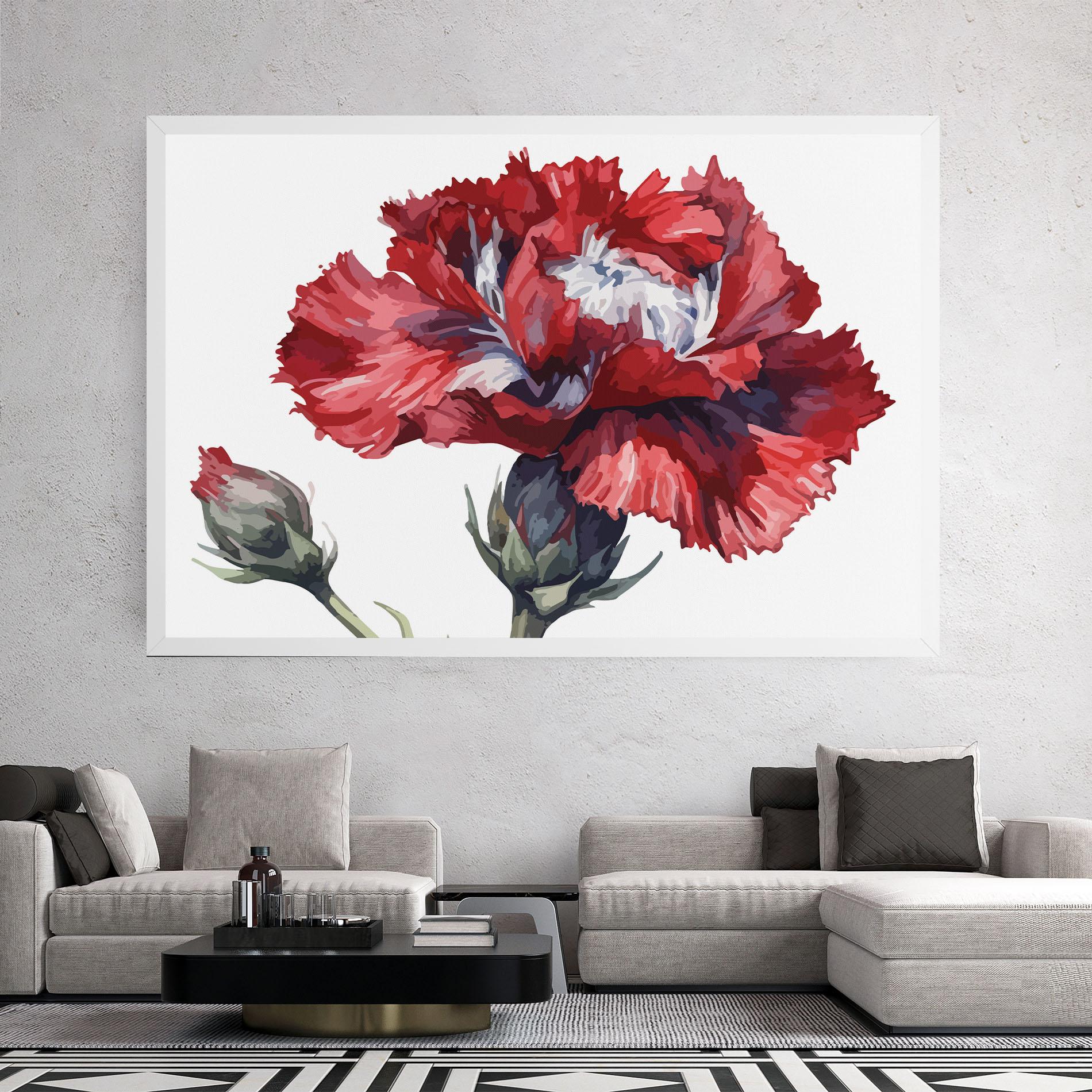 Tablou Canvas Pretty Poppy mockup 2