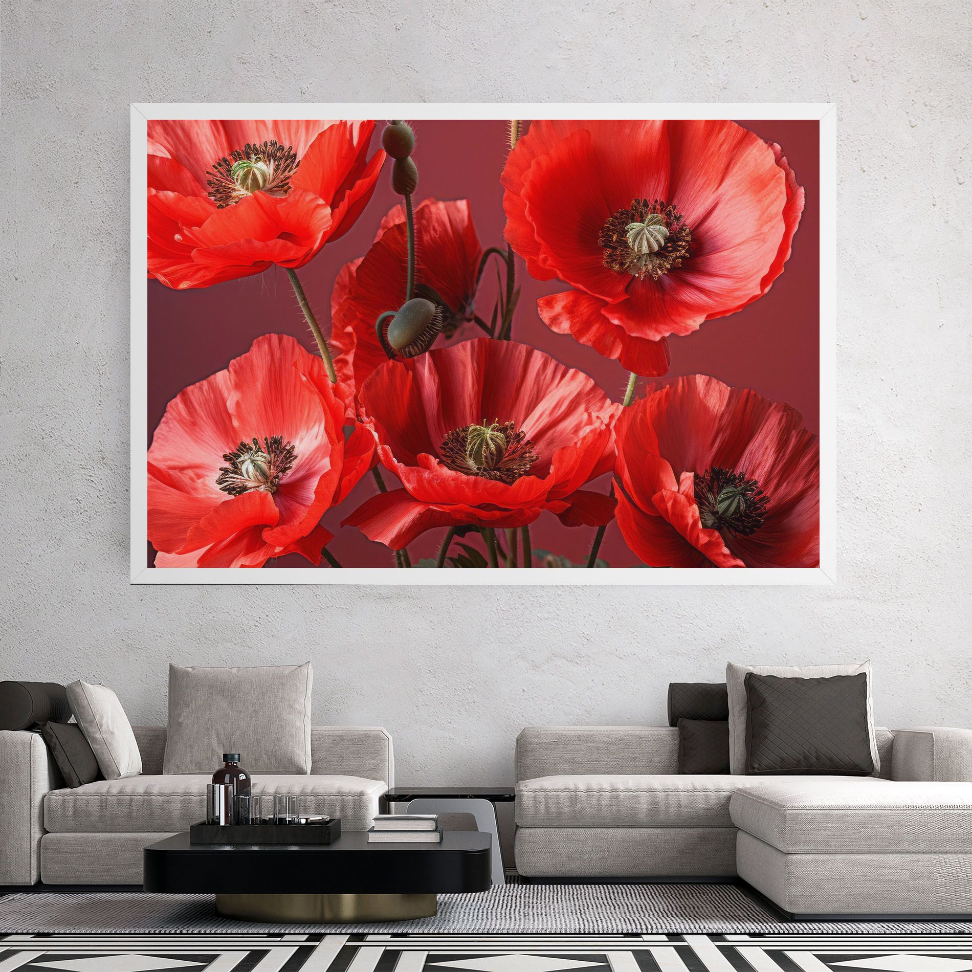 Red Poppies mockup 2