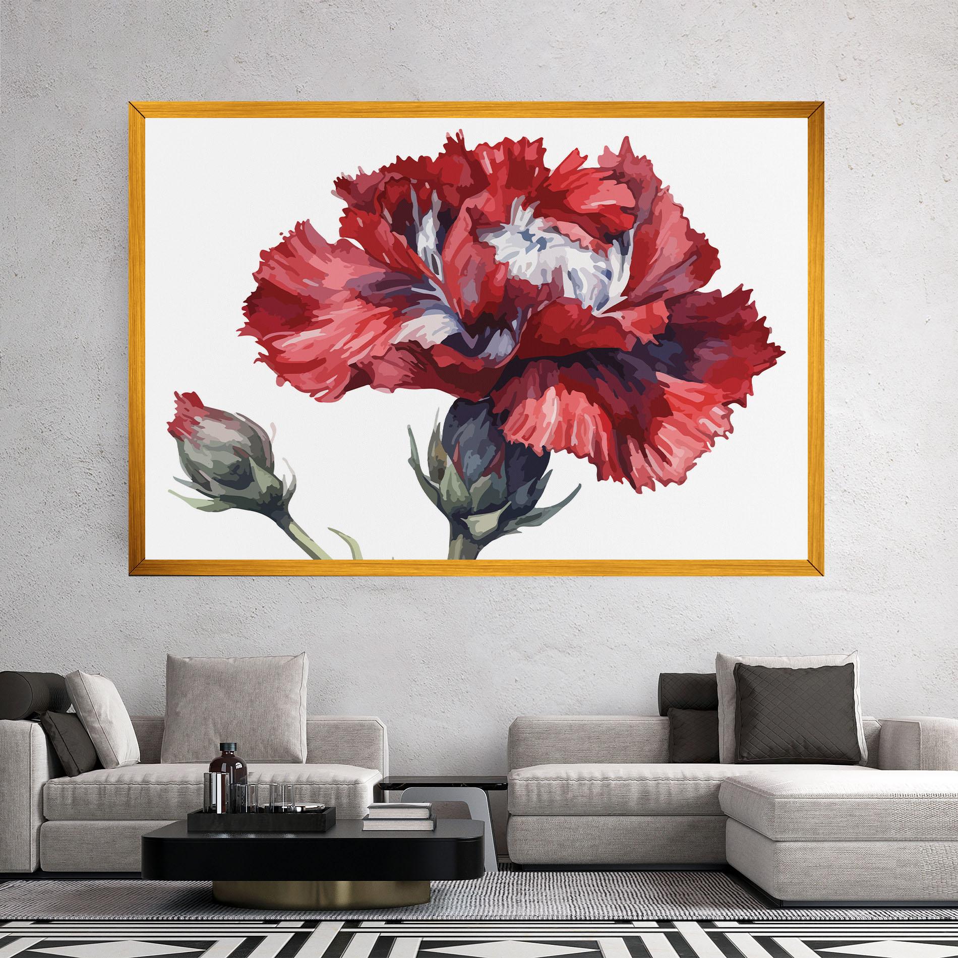 Tablou Canvas Pretty Poppy mockup 2