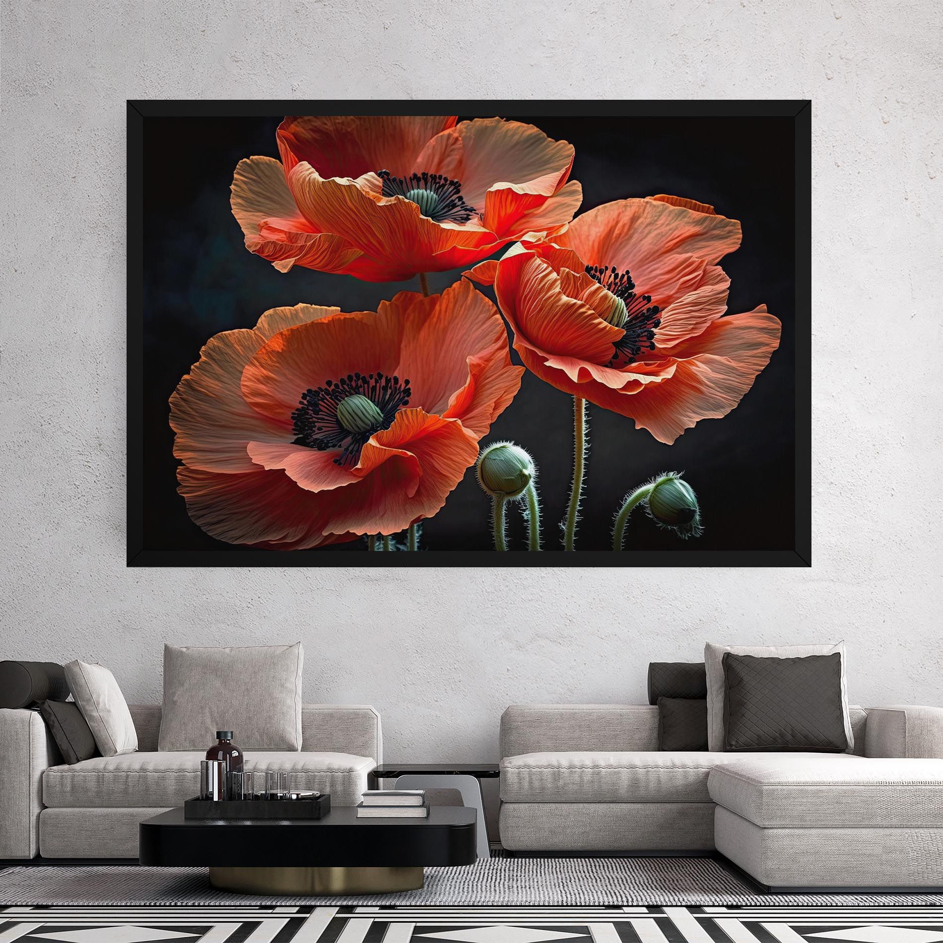 3 Poppies mockup 2