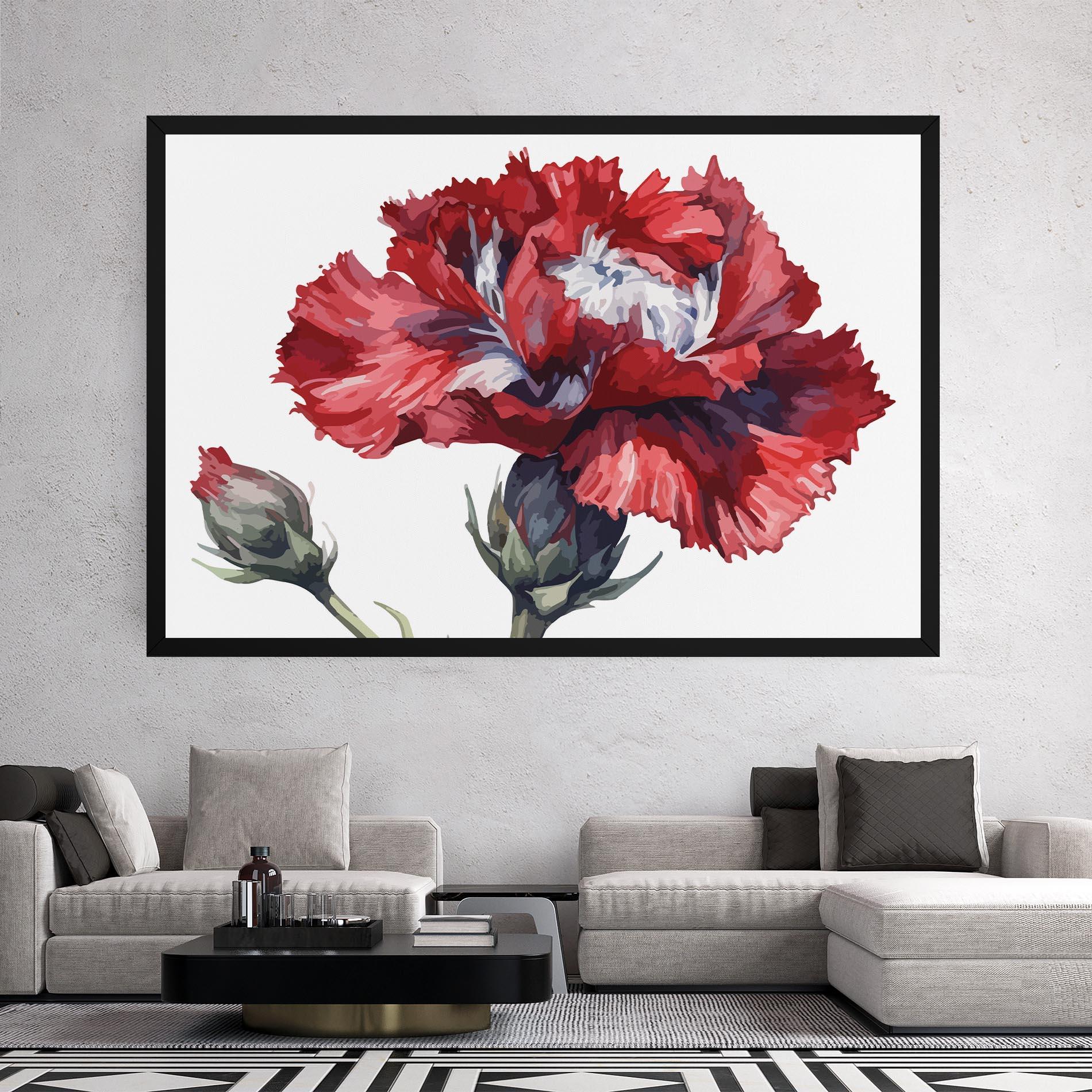 Tablou Canvas Pretty Poppy mockup 2