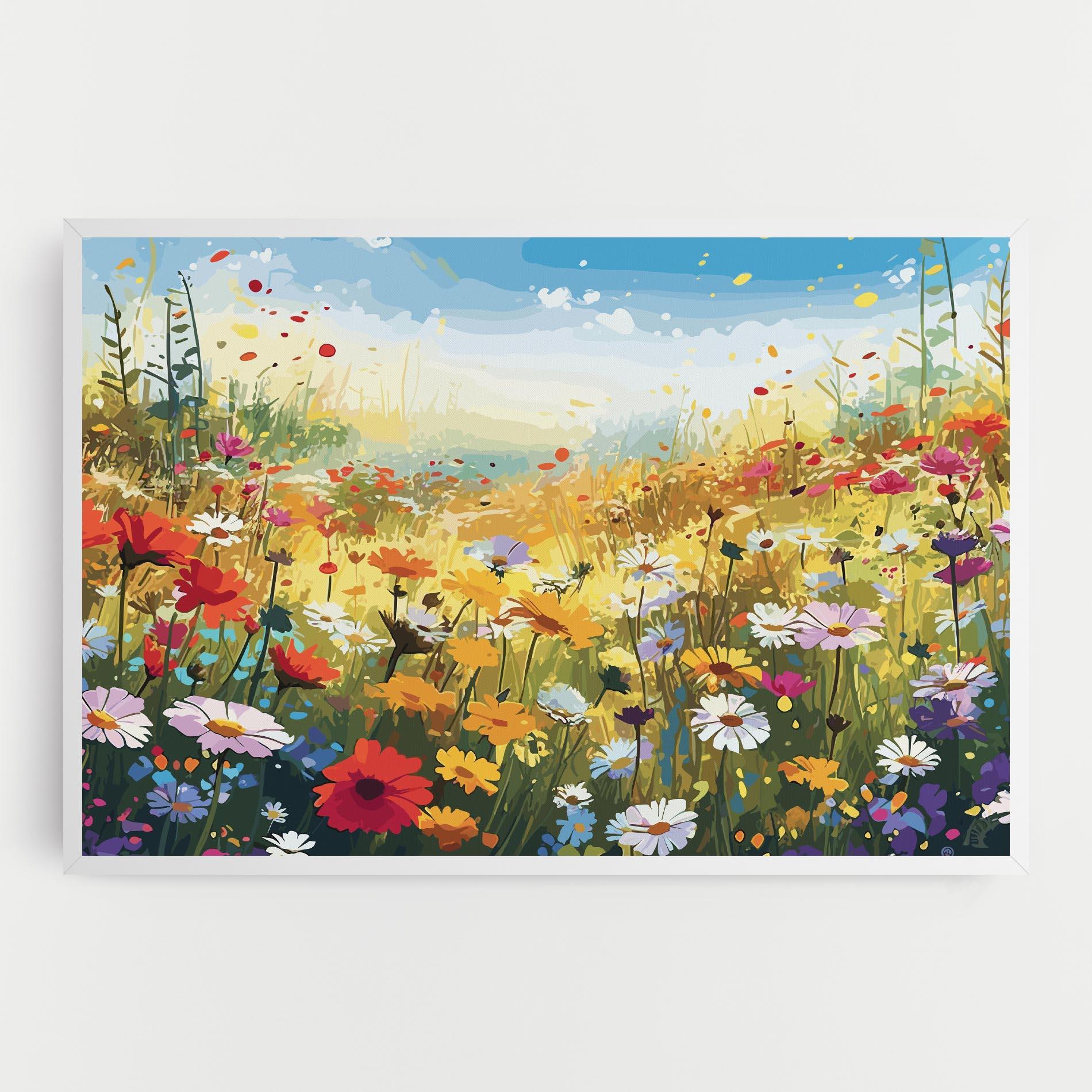Tablou Canvas Colorful Daisy Mix mockup 0