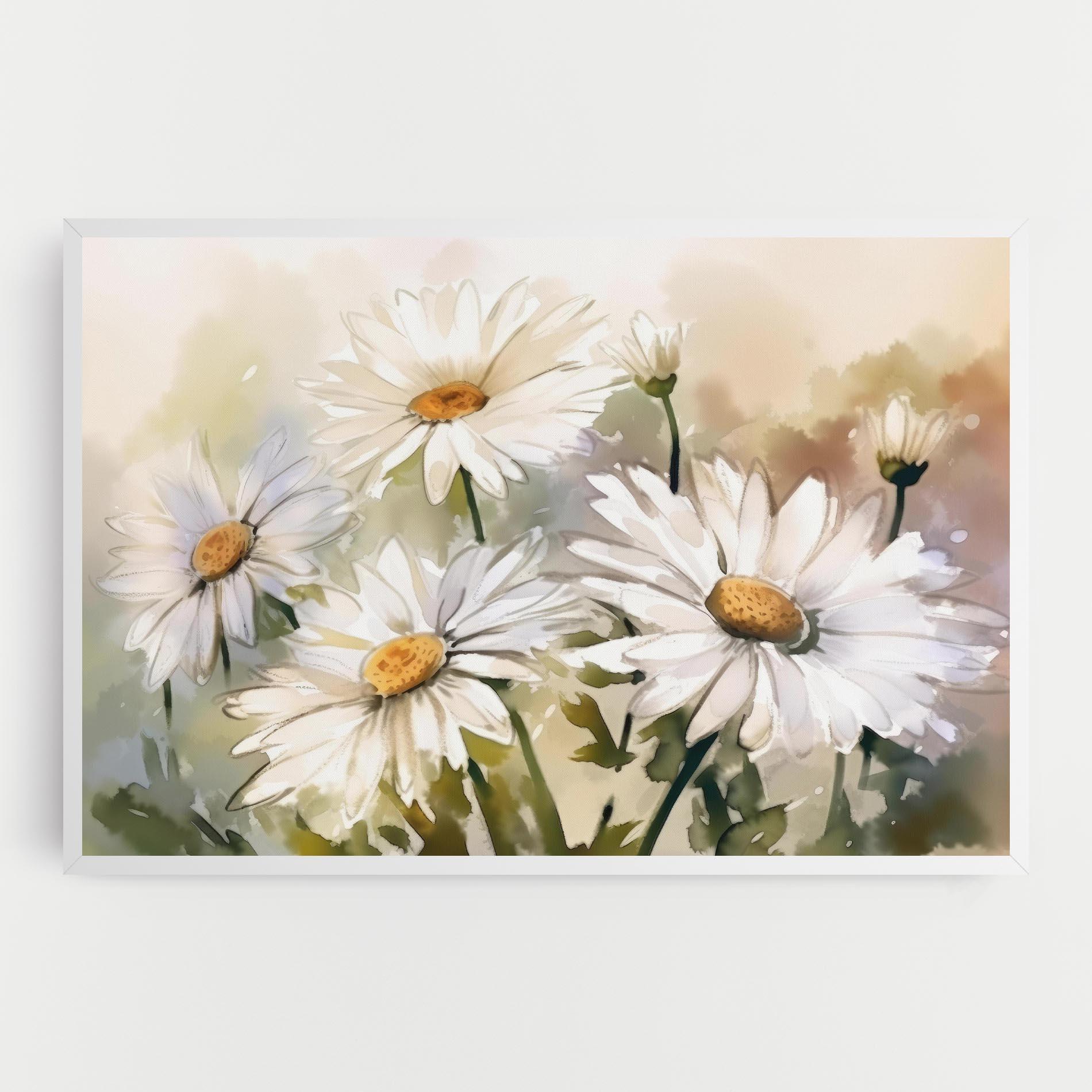 Tablou Canvas Daisy Painting mockup 0