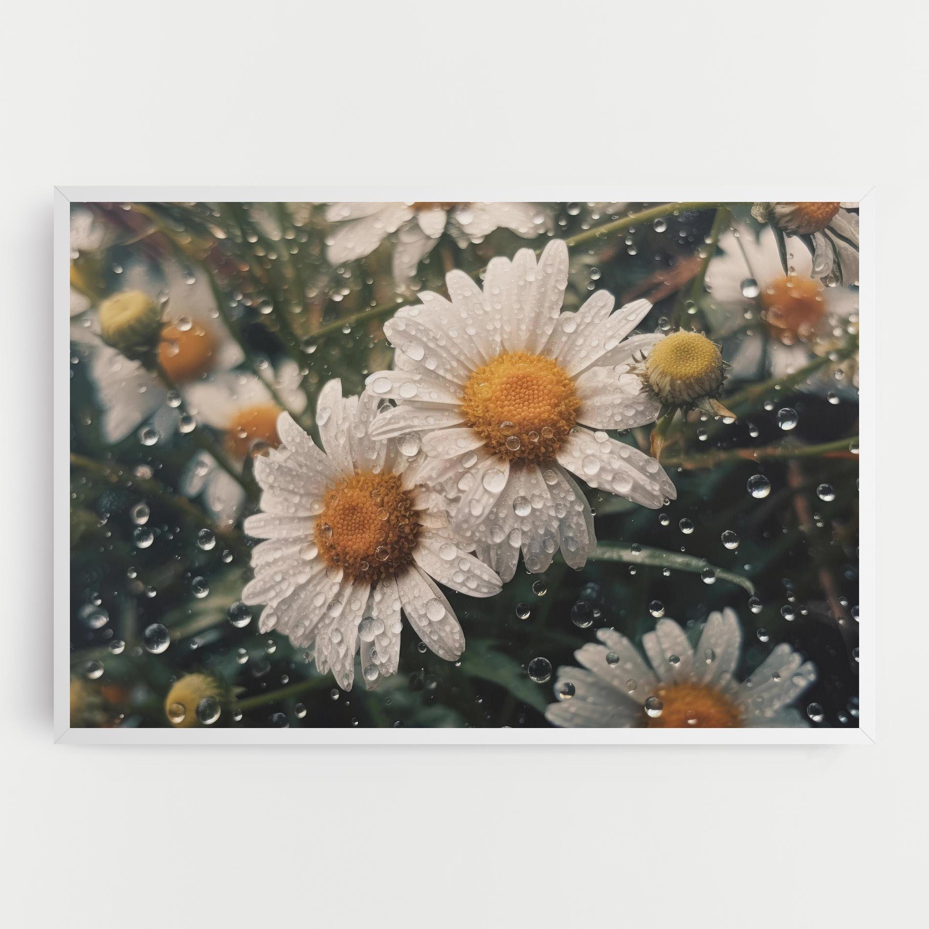 Tablou Canvas Daisy View After Rain mockup 0
