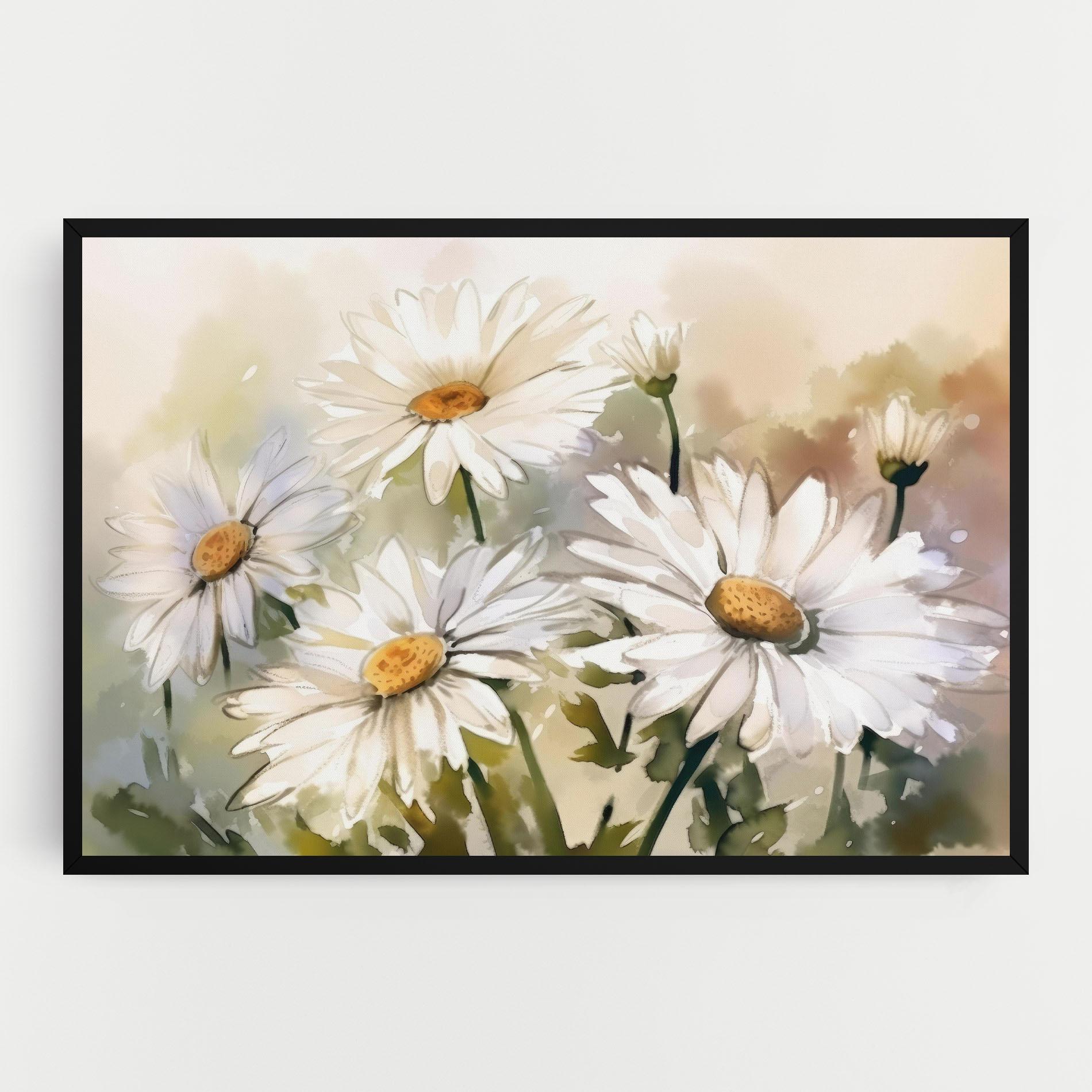 Tablou Canvas Daisy Painting mockup 0