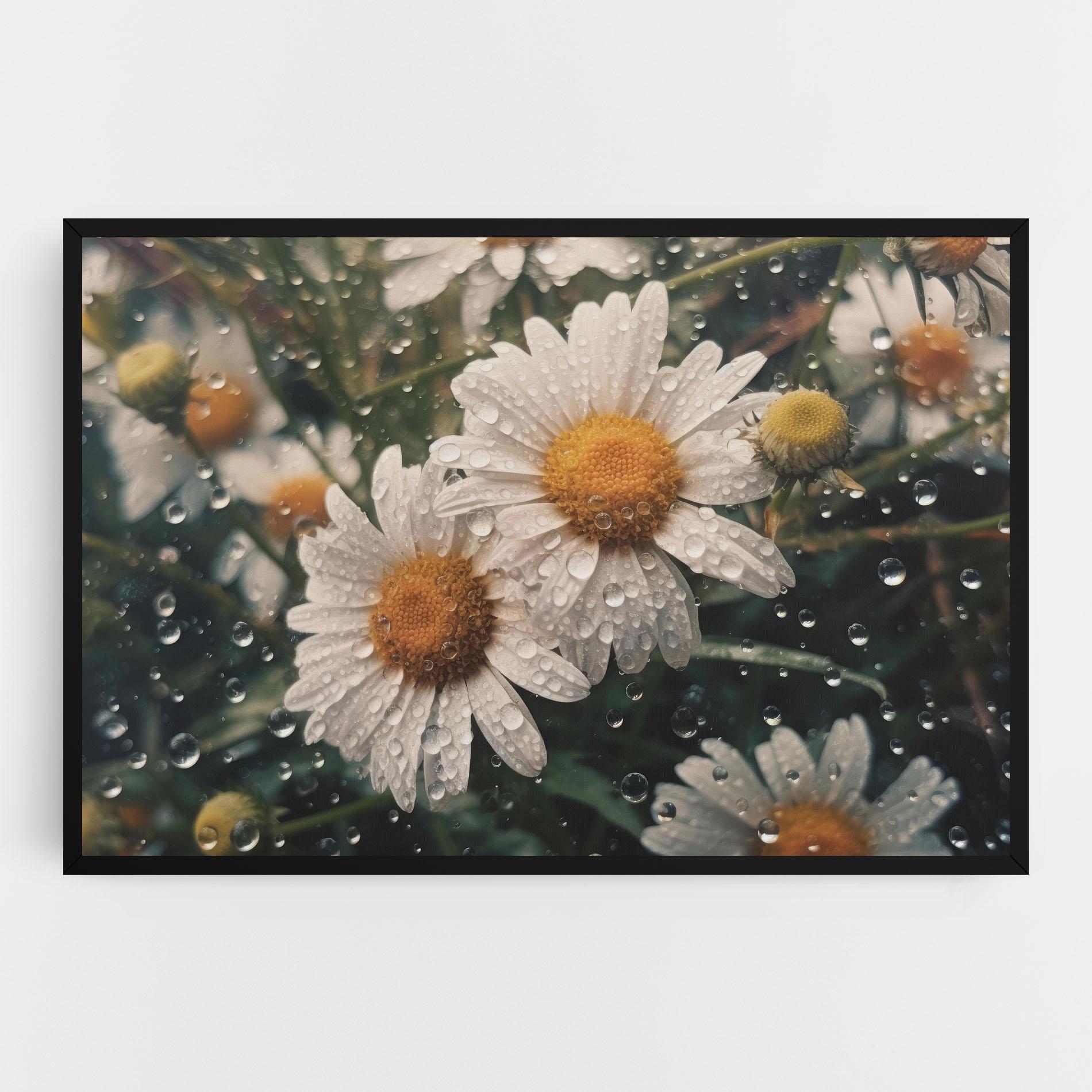 Tablou Canvas Daisy View After Rain mockup 0