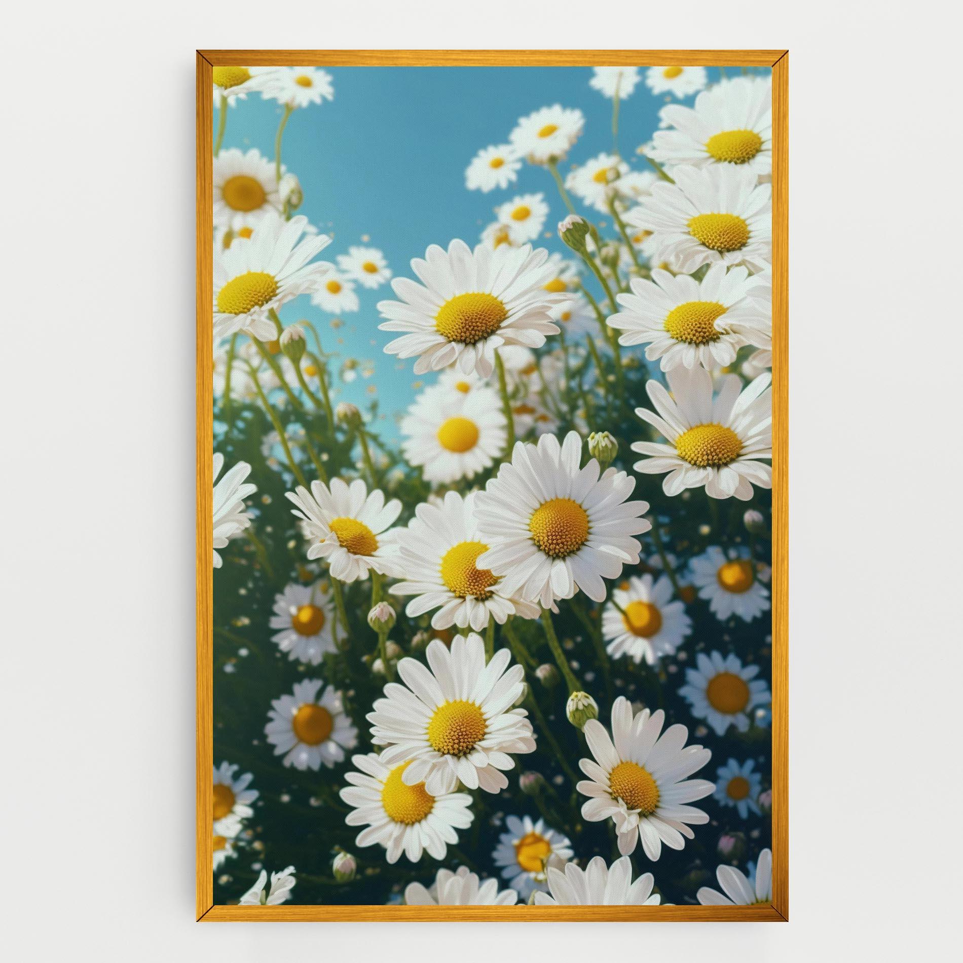 Tablou Canvas Daisy Field View mockup 0