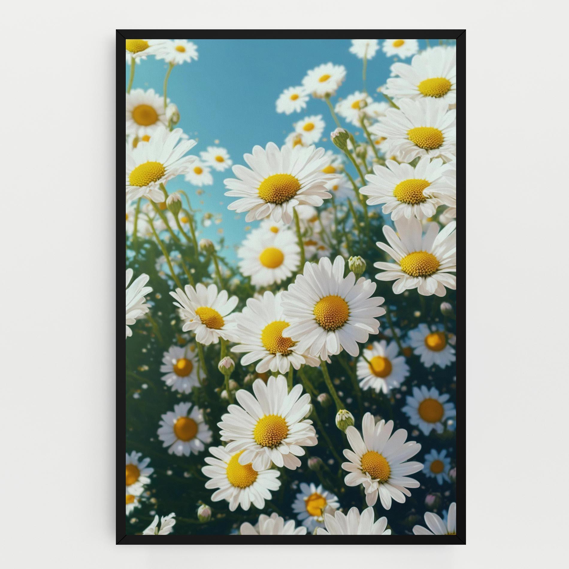 Tablou Canvas Daisy Field View mockup 0