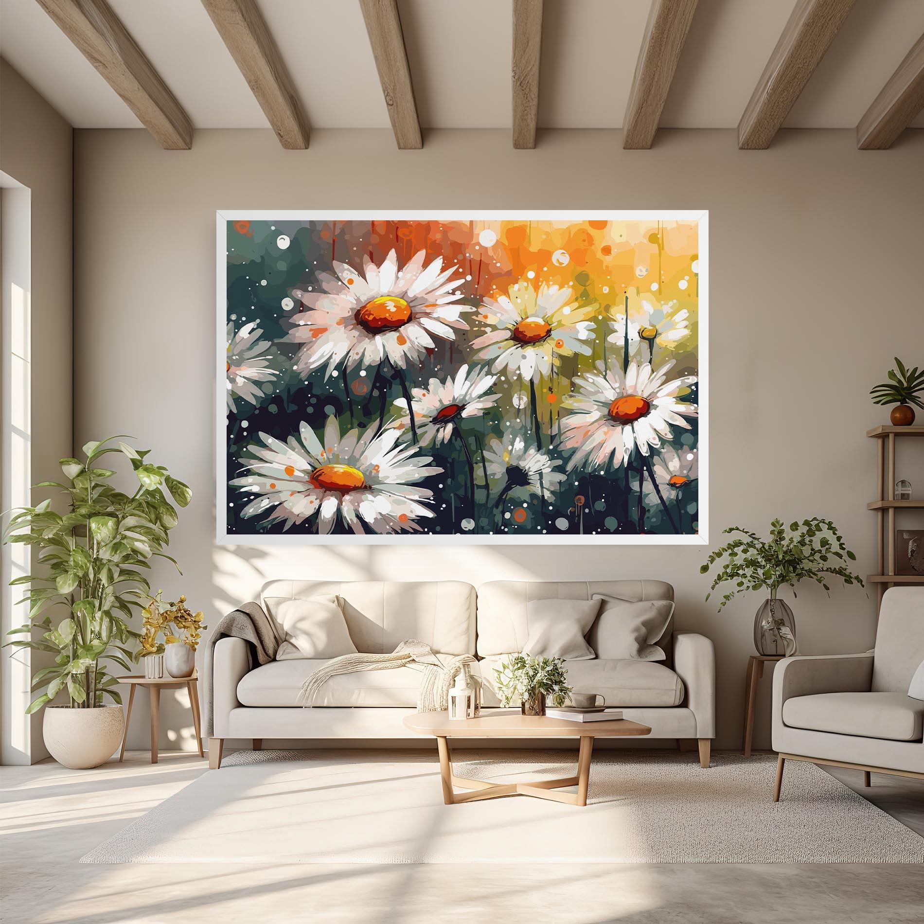 Tablou Canvas Daisy Art mockup 6