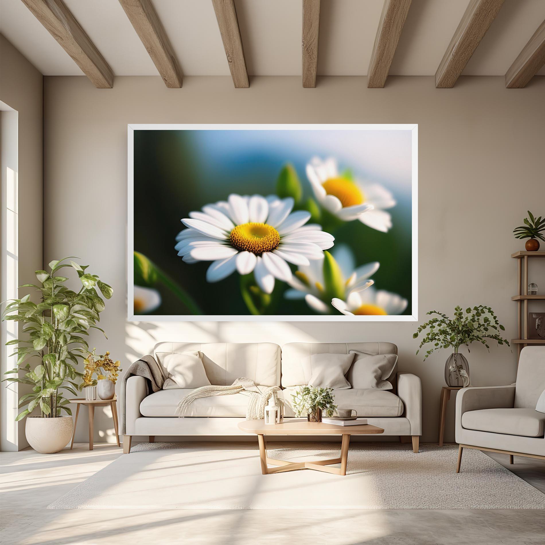 Tablou Canvas Daisy In The Sun mockup 6