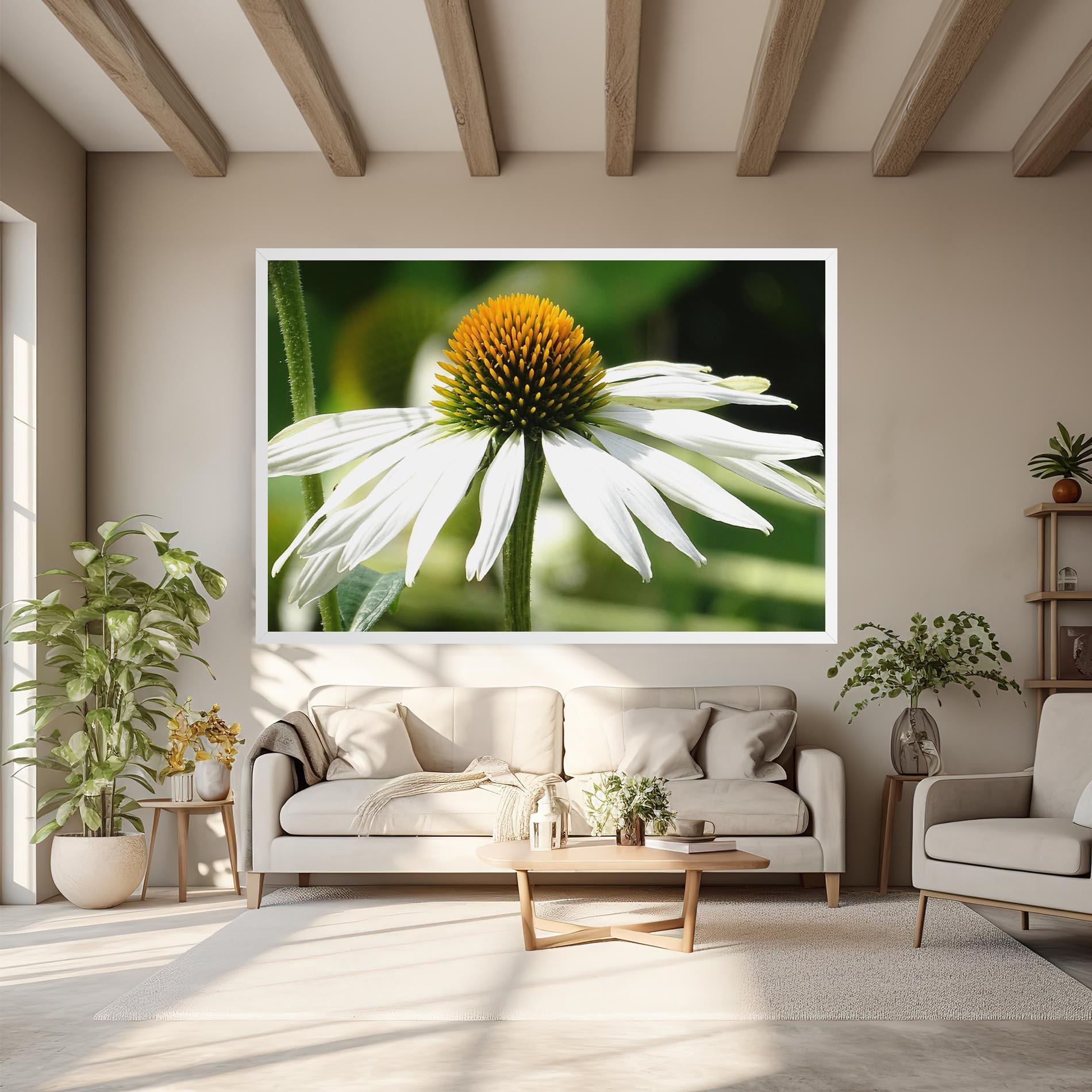 Tablou Canvas Green Daisy mockup 6