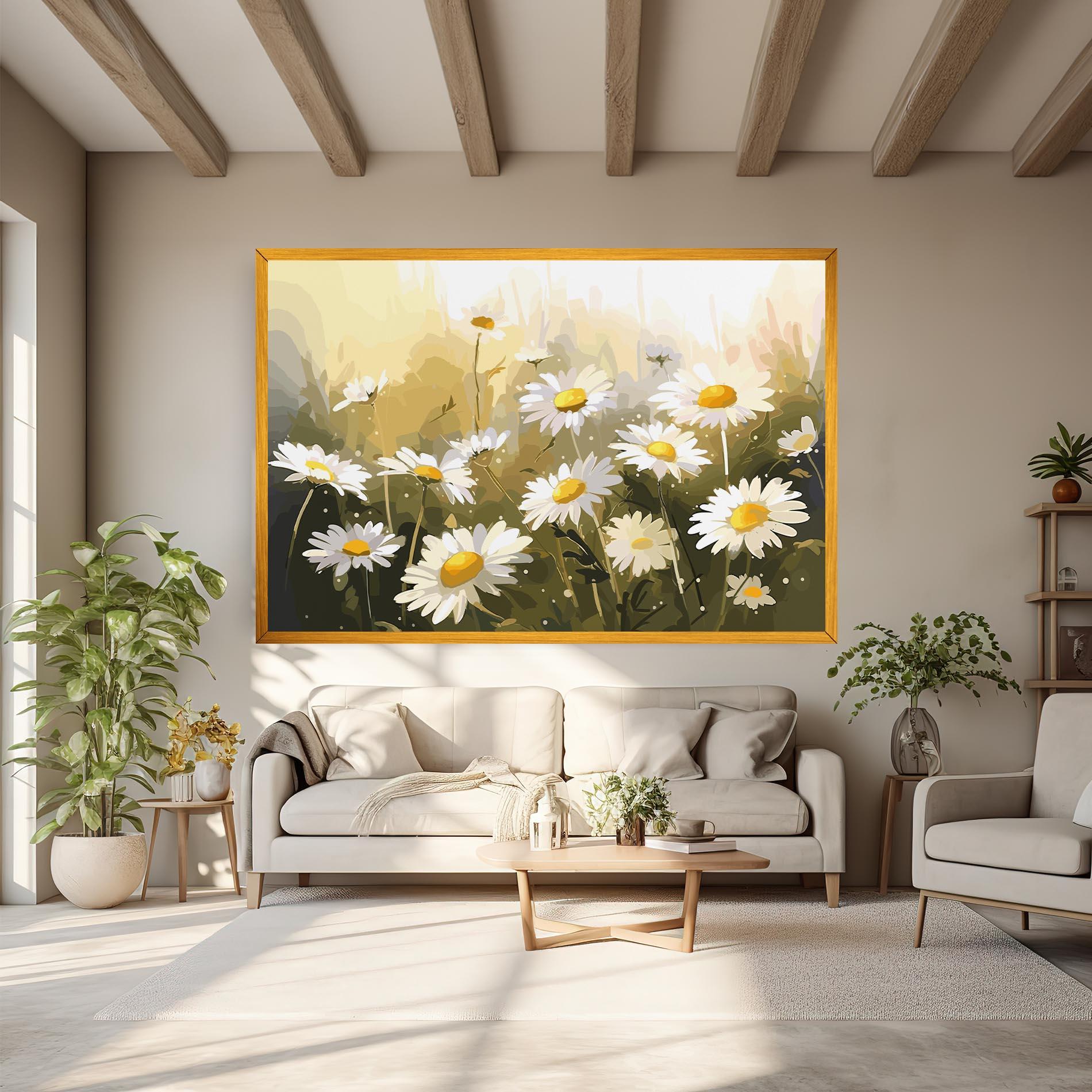 Tablou Canvas Daily Daisy mockup 6