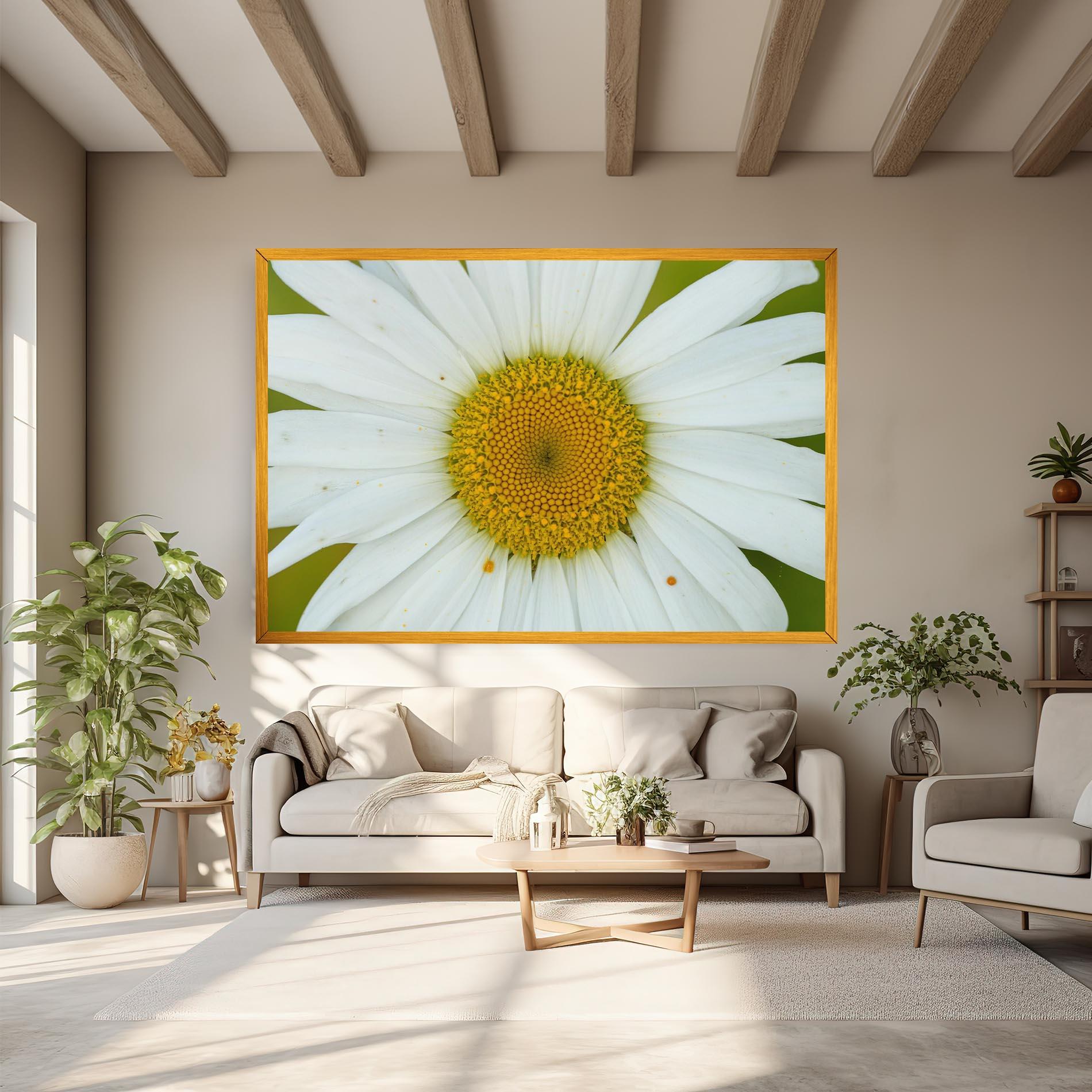 Tablou Canvas Daisy Close Up mockup 6
