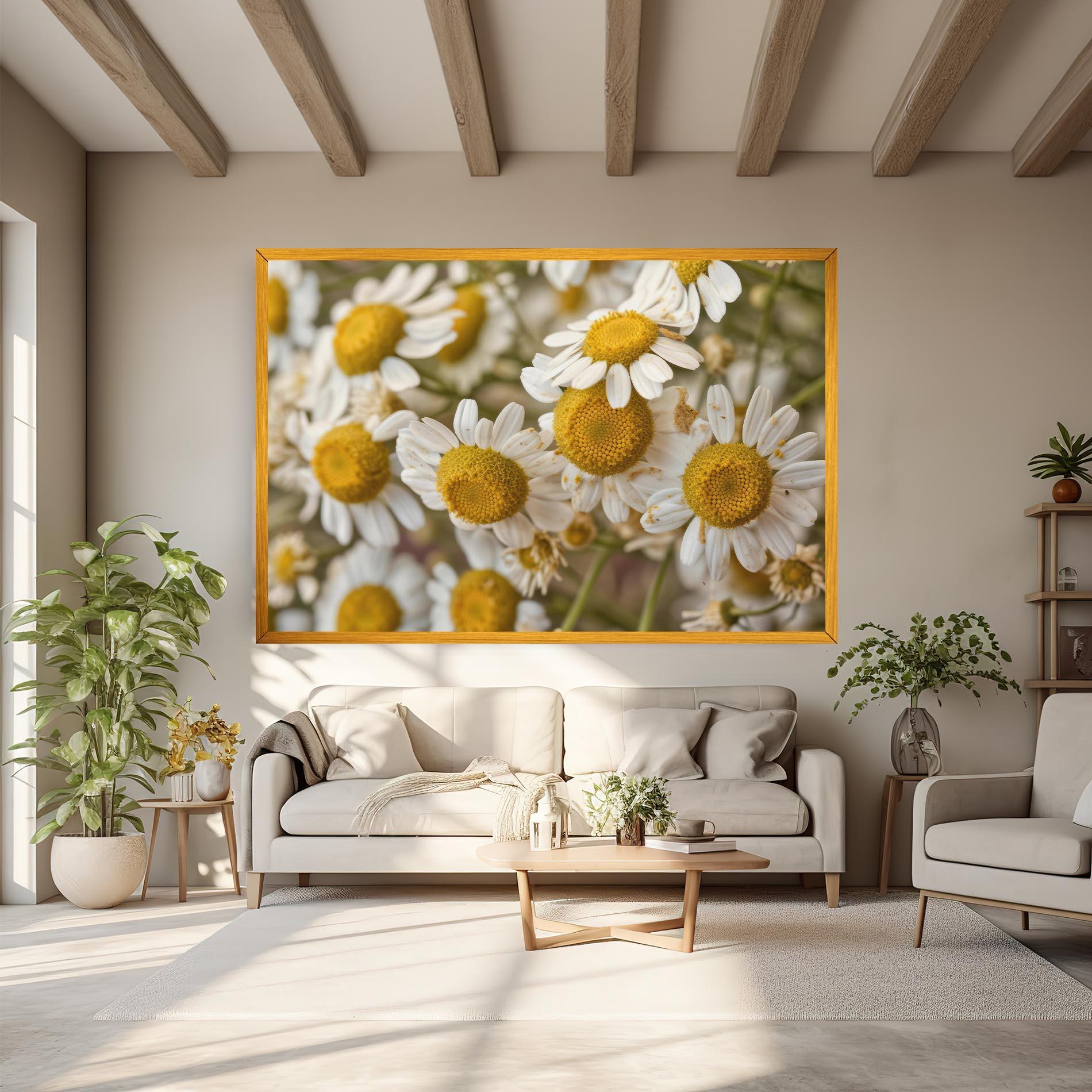 Tablou Canvas Daisy Wall mockup 6