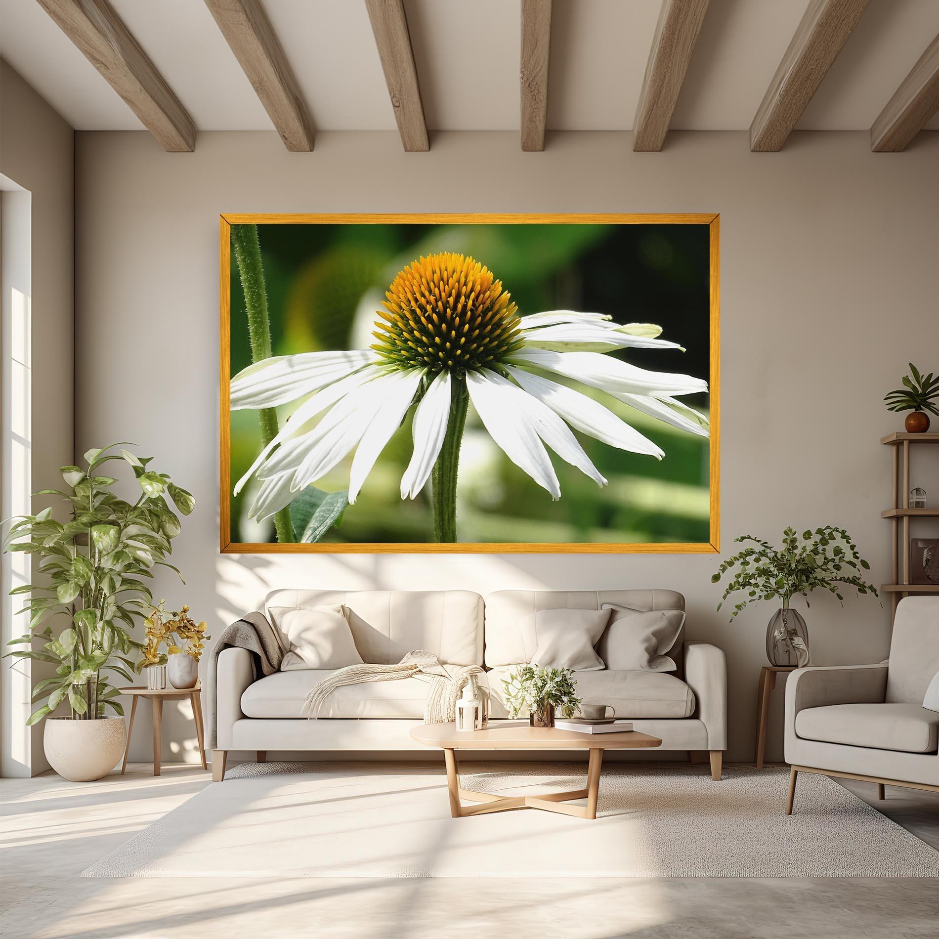 Tablou Canvas Green Daisy mockup 6