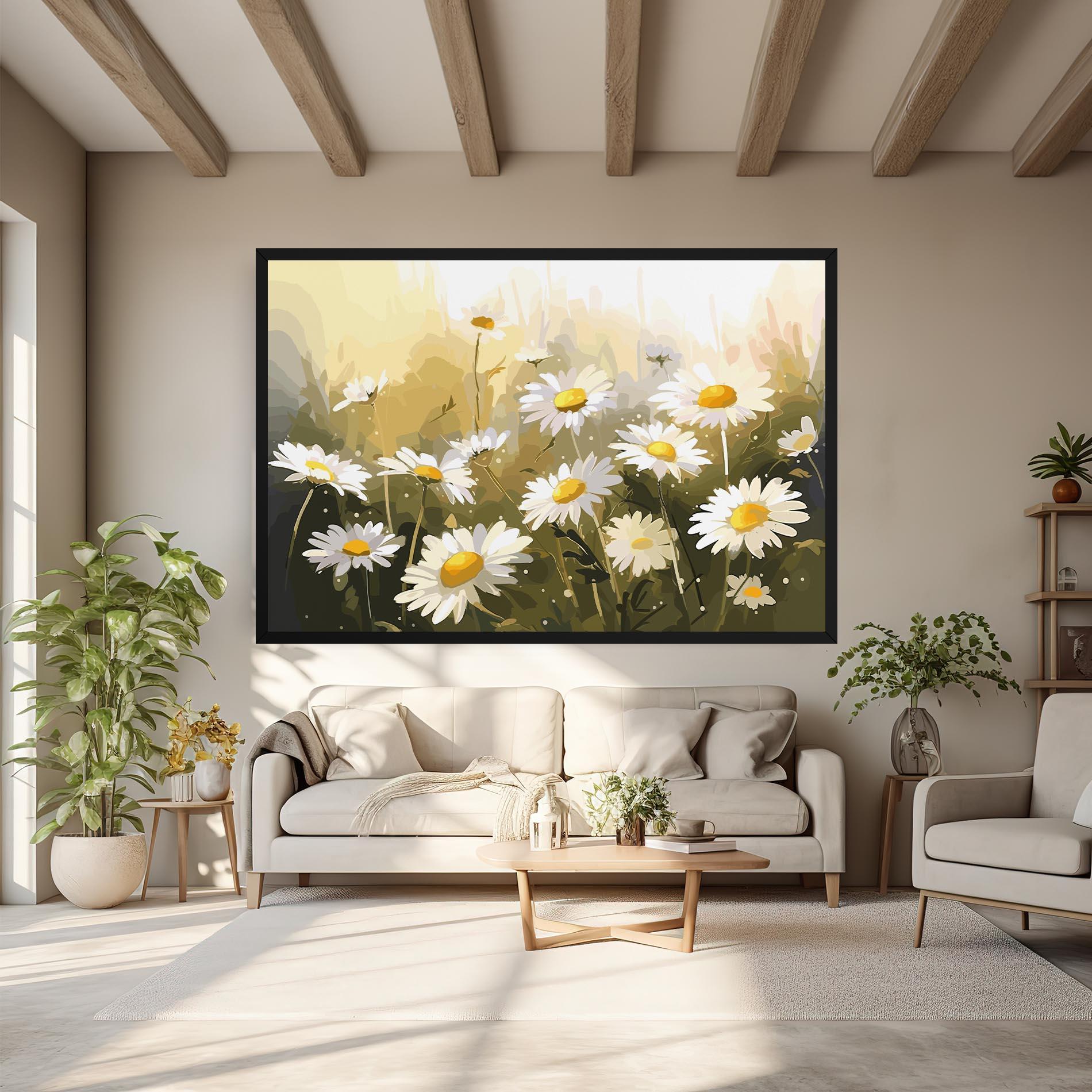 Tablou Canvas Daily Daisy mockup 6