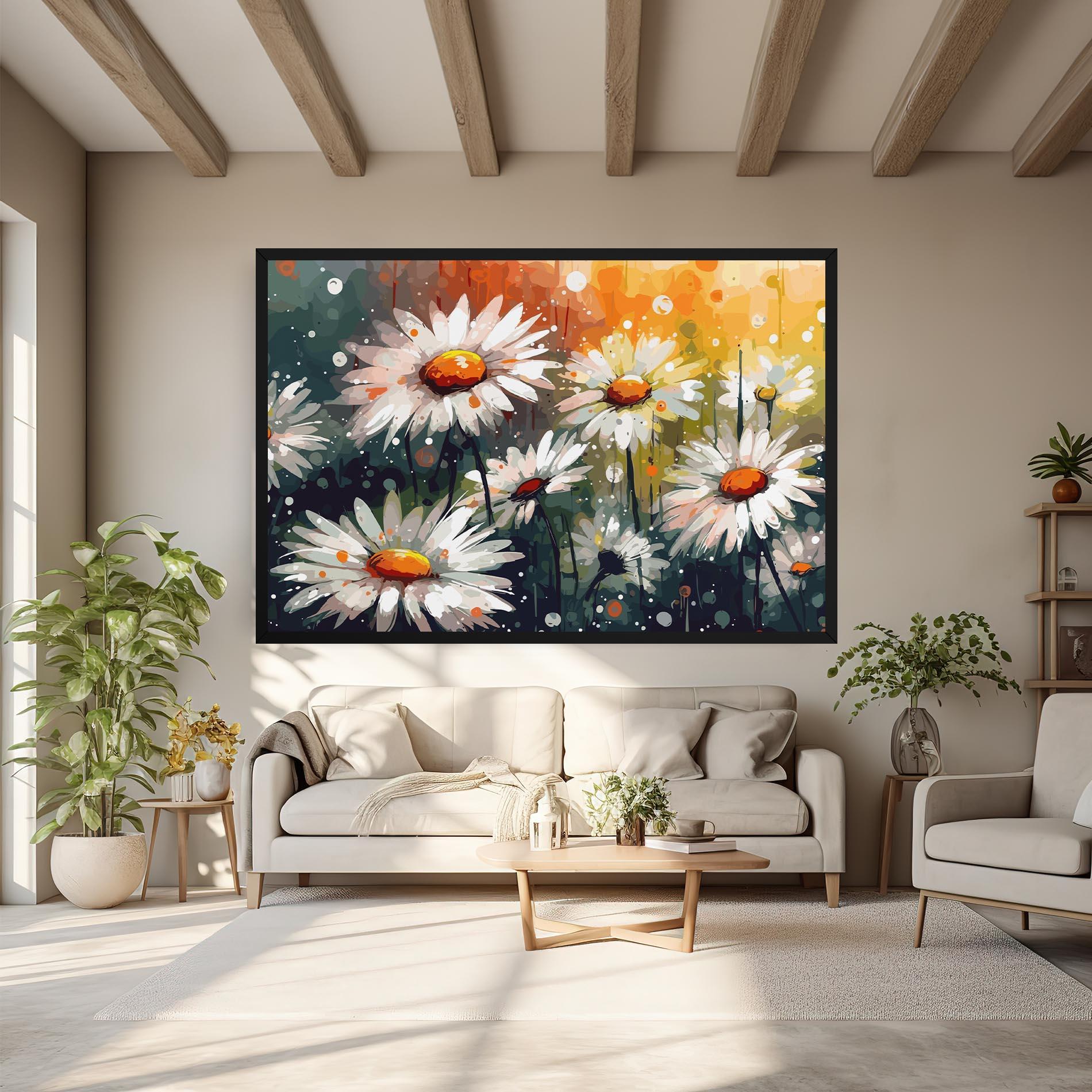 Tablou Canvas Daisy Art mockup 6