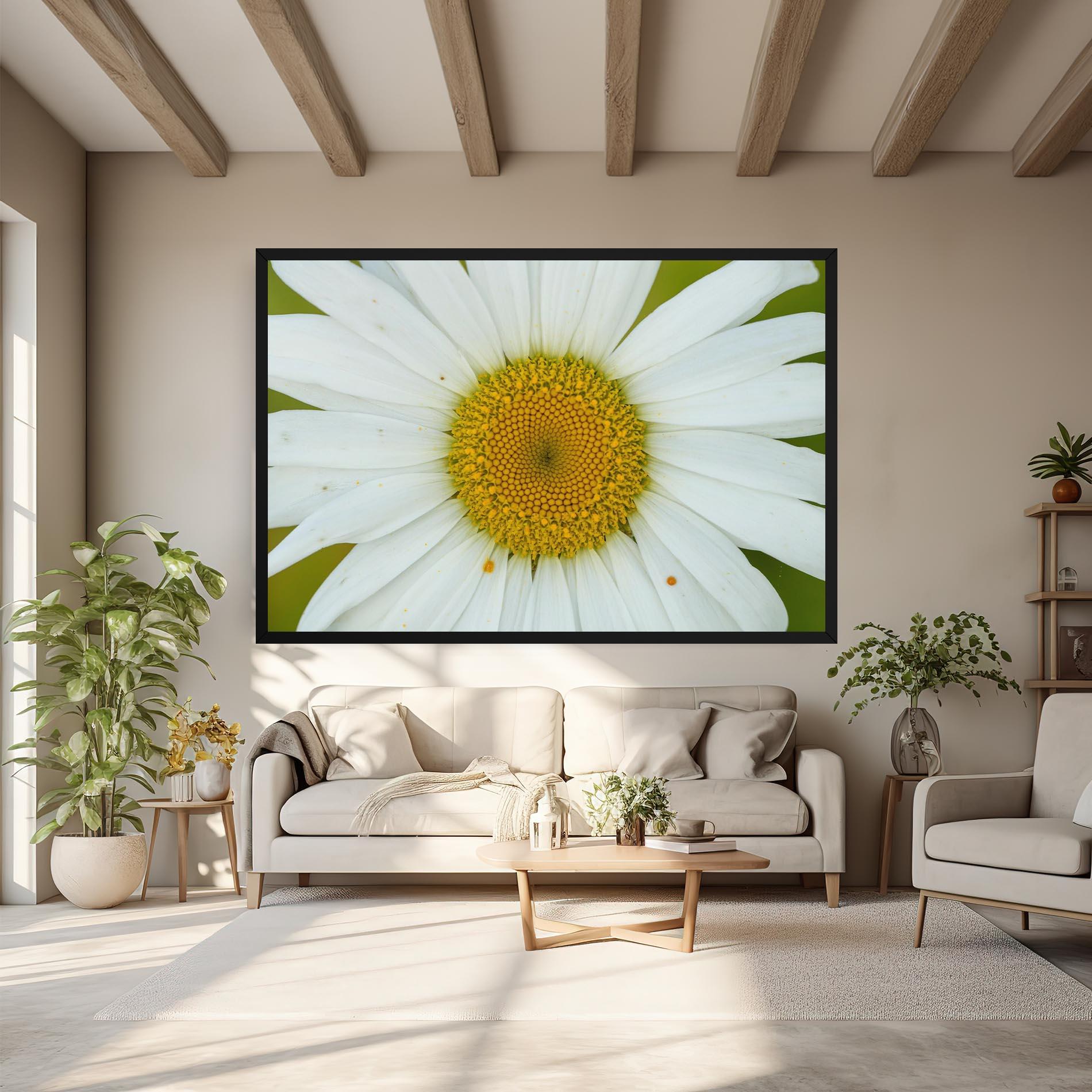 Tablou Canvas Daisy Close Up mockup 6