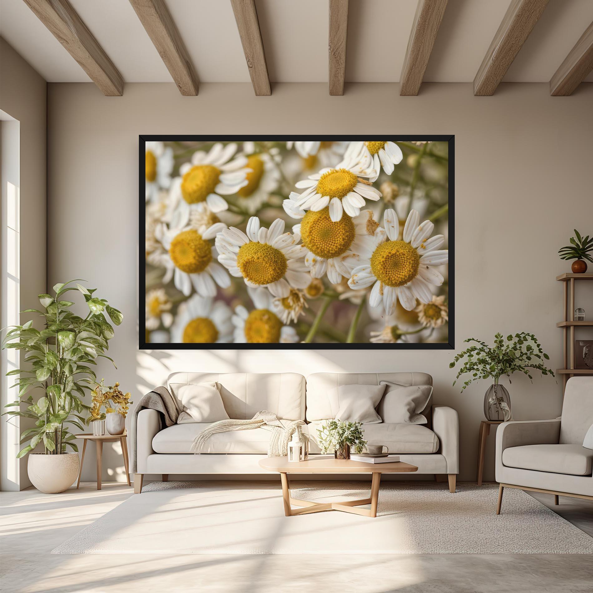 Tablou Canvas Daisy Wall mockup 6