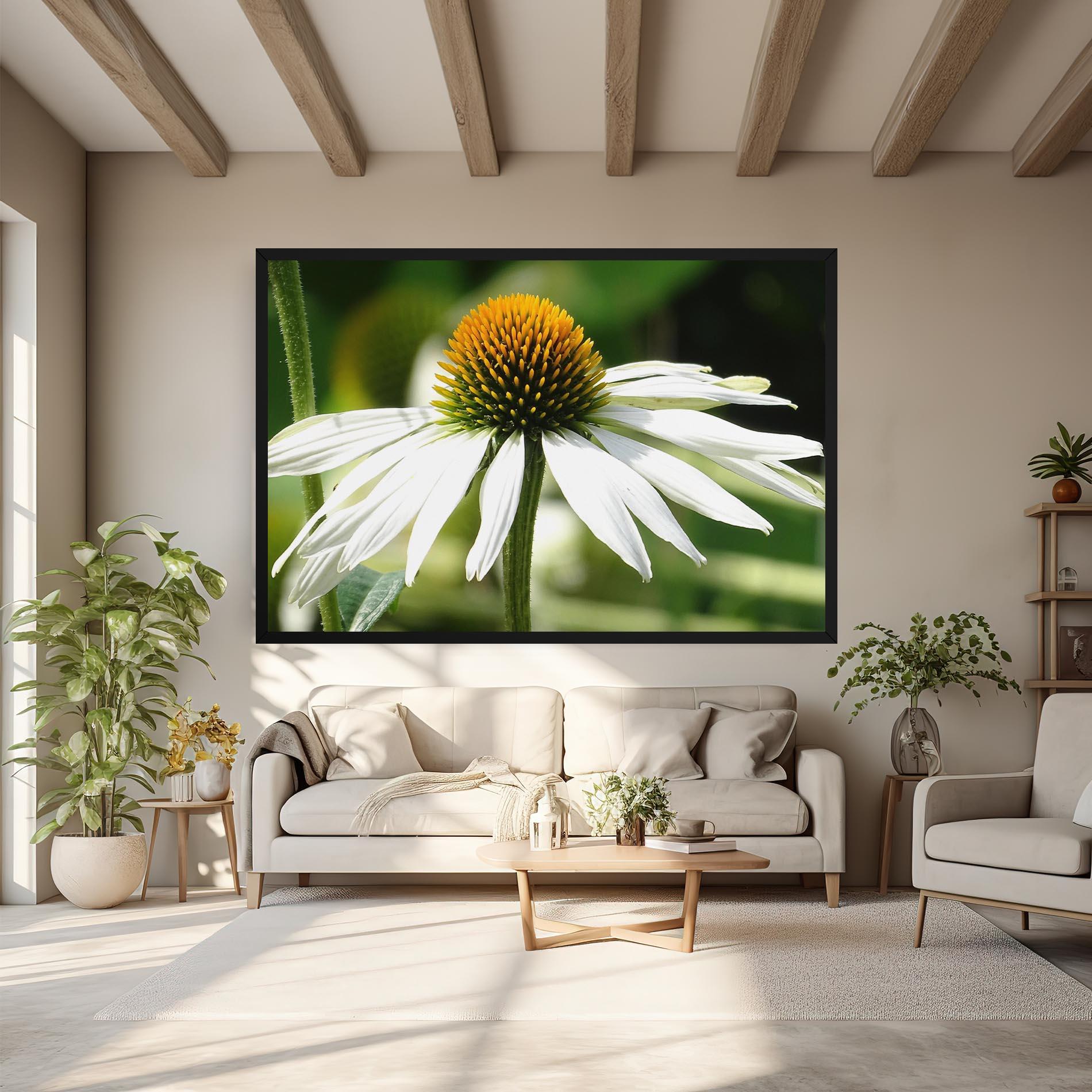 Tablou Canvas Green Daisy mockup 6