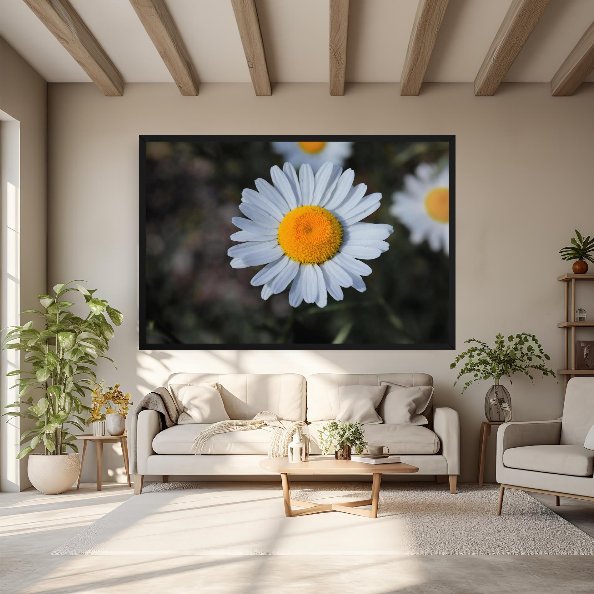 Tablou Canvas Strong Yellow Daisy mockup 6