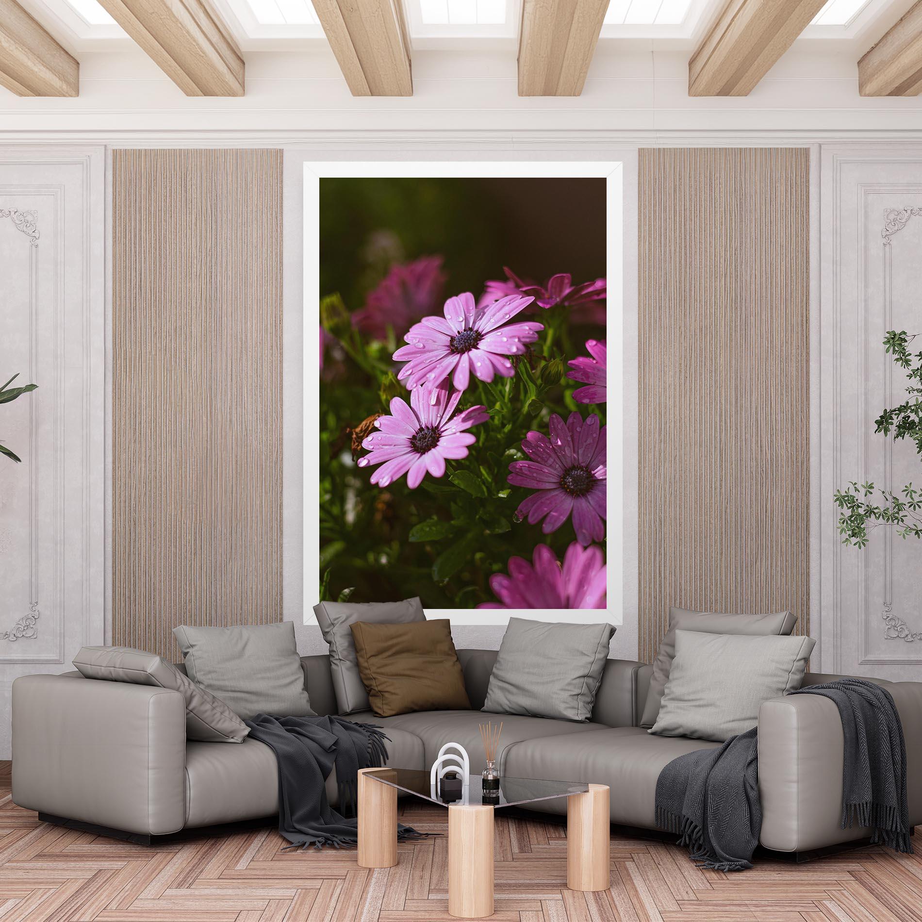 Tablou Canvas Purple Daisy mockup 6