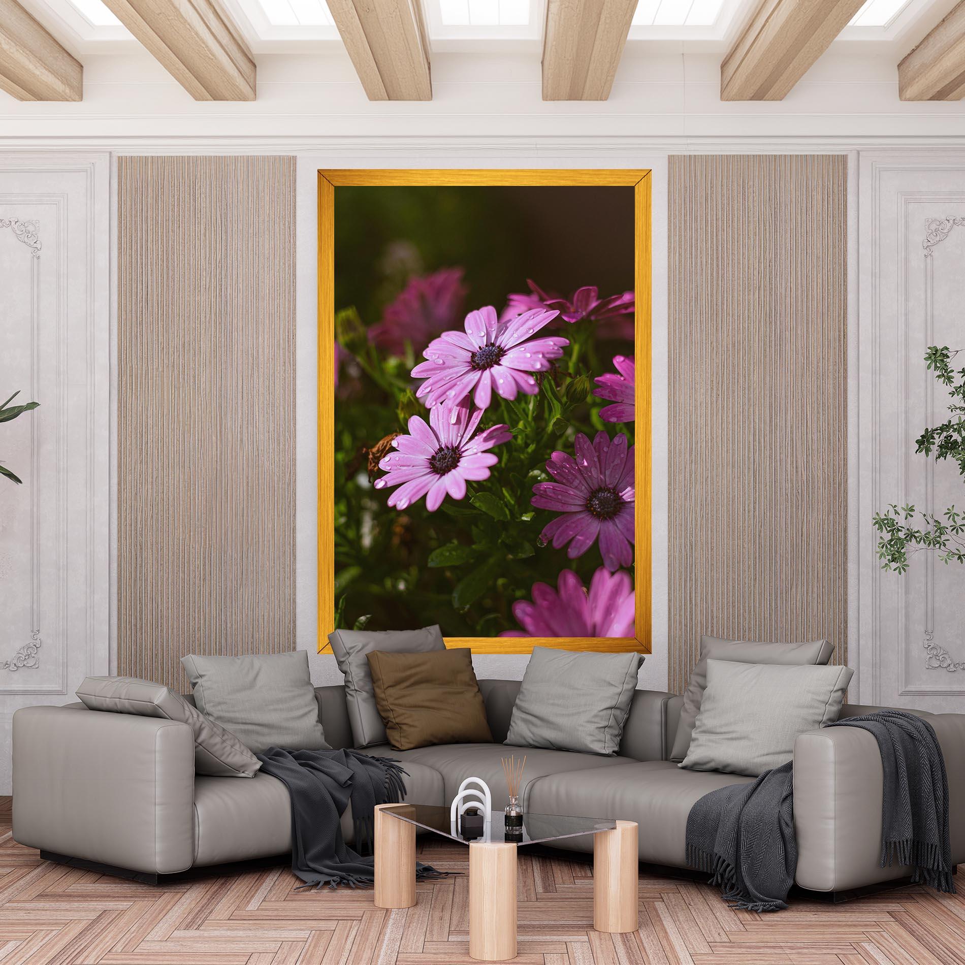 Tablou Canvas Purple Daisy mockup 6