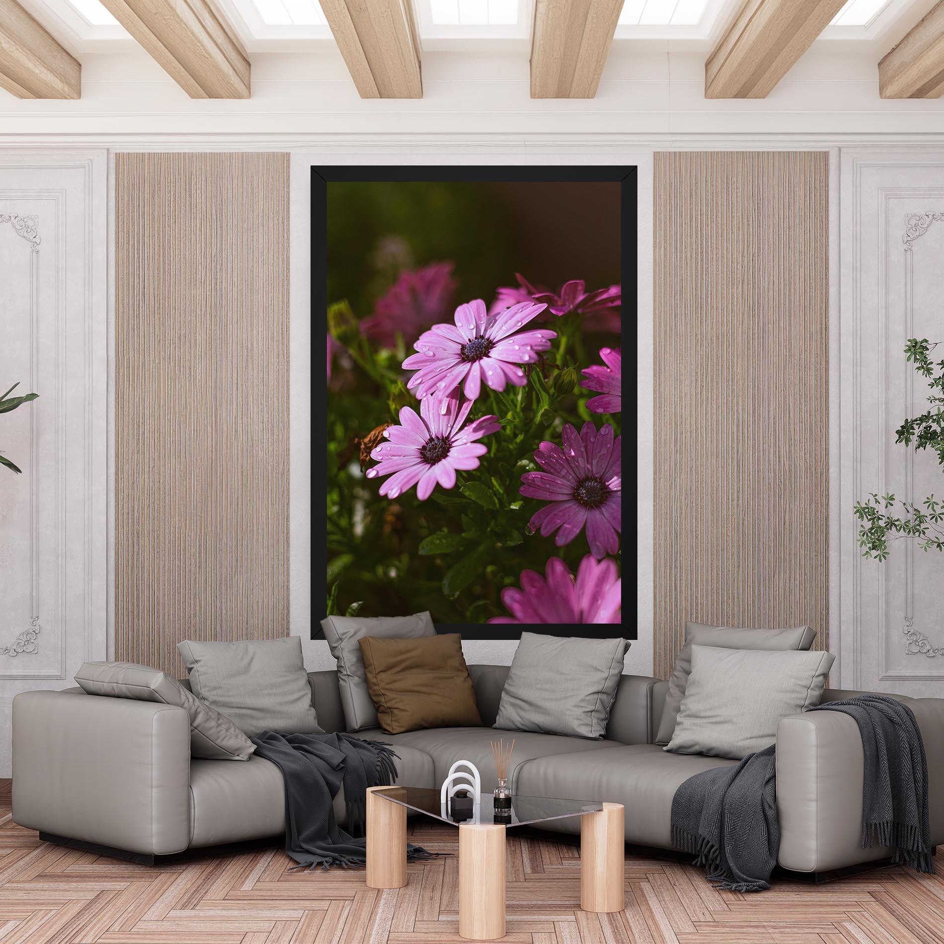 Tablou Canvas Purple Daisy mockup 6