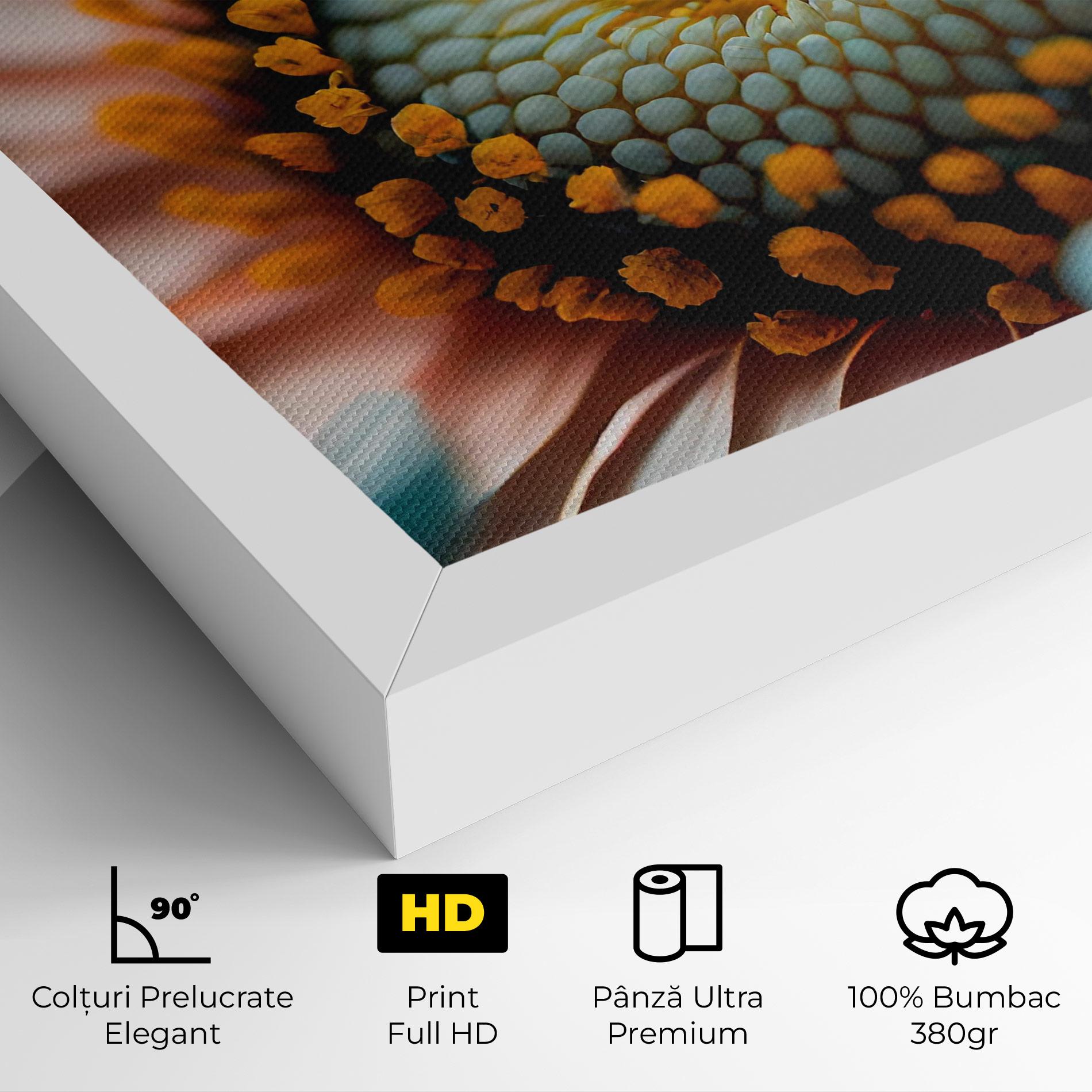 Tablou Canvas Big Blue Daisy mockup 4