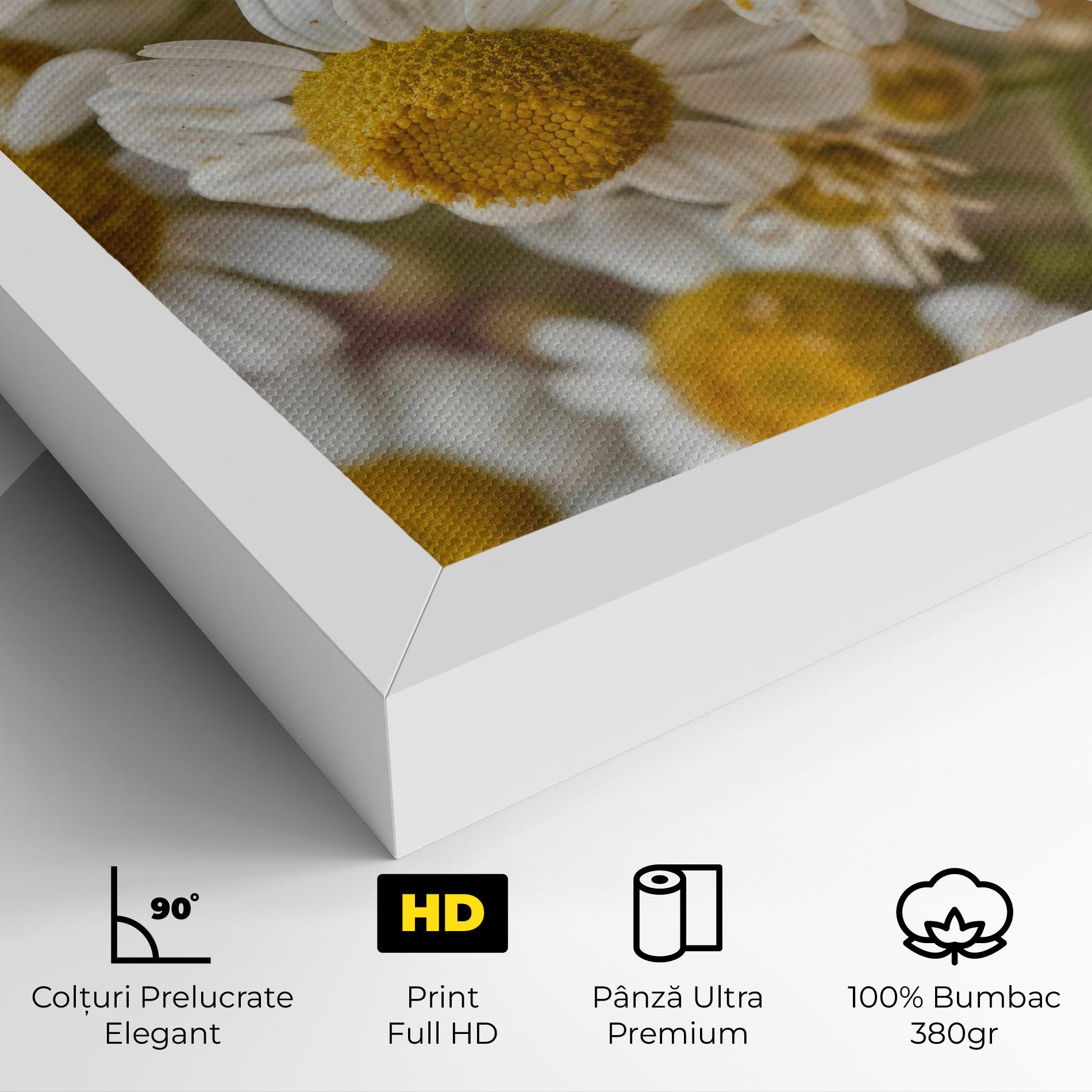 Tablou Canvas Daisy Wall mockup 4