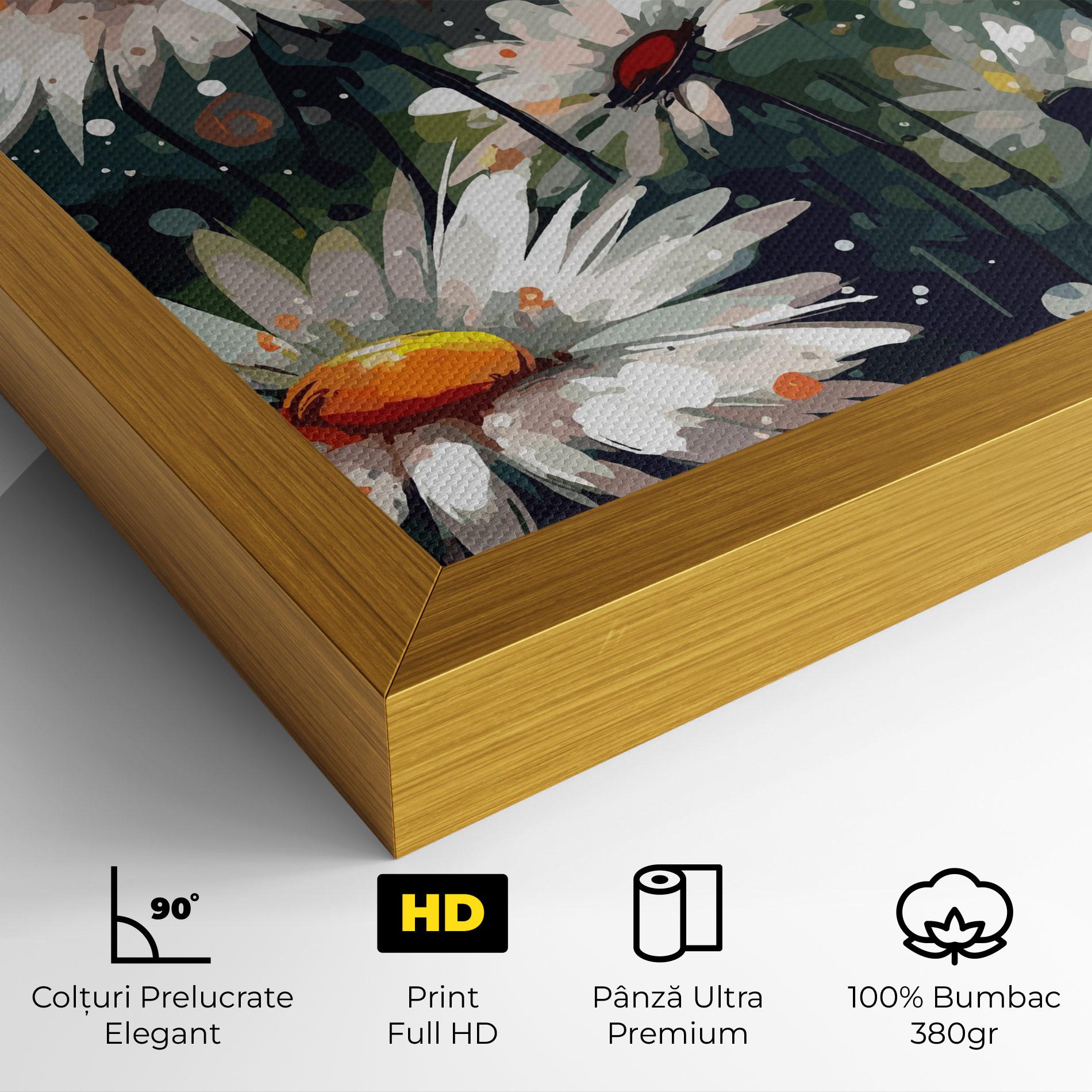 Tablou Canvas Daisy Art mockup 4